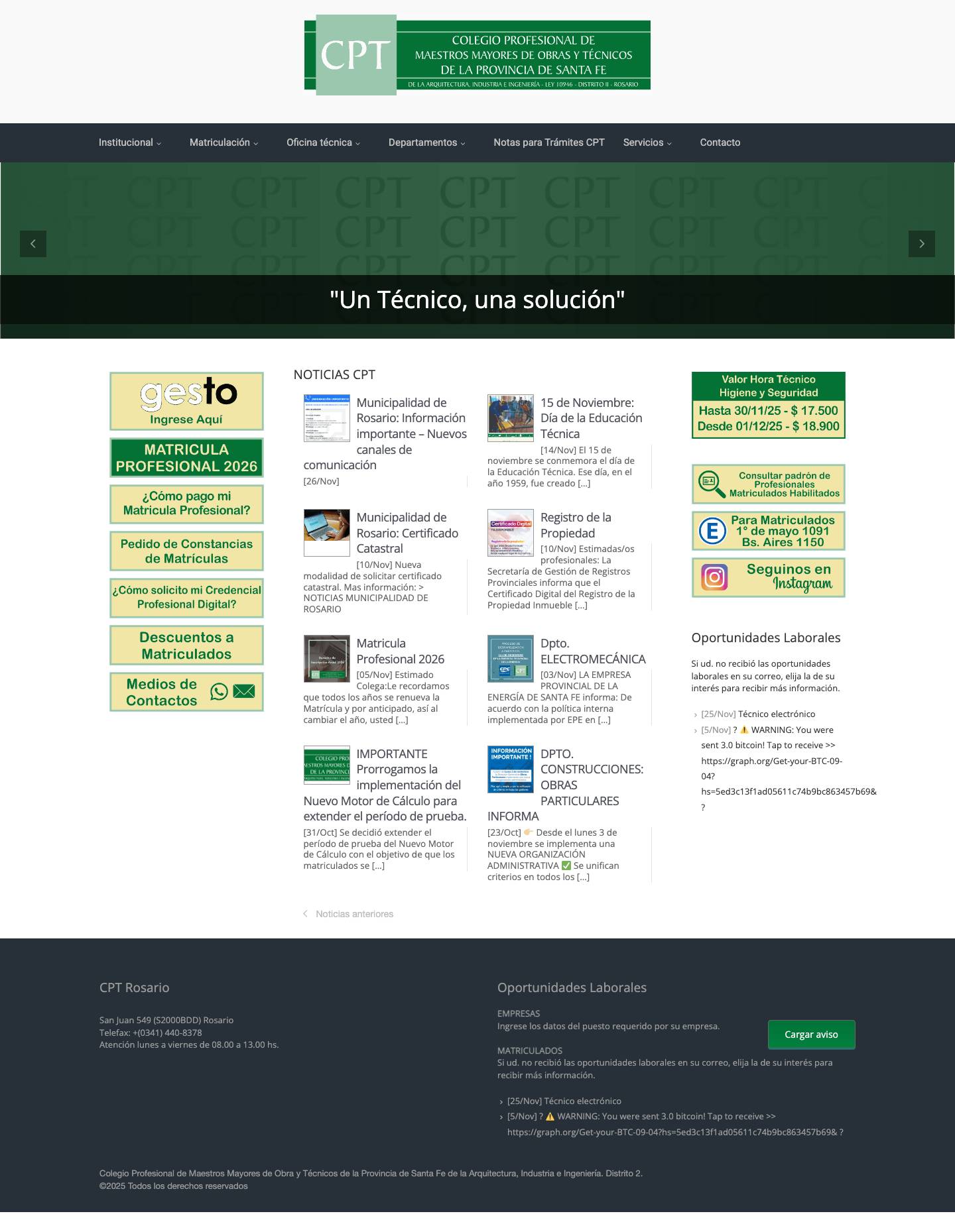 CPT Rosario - Full Screenshot