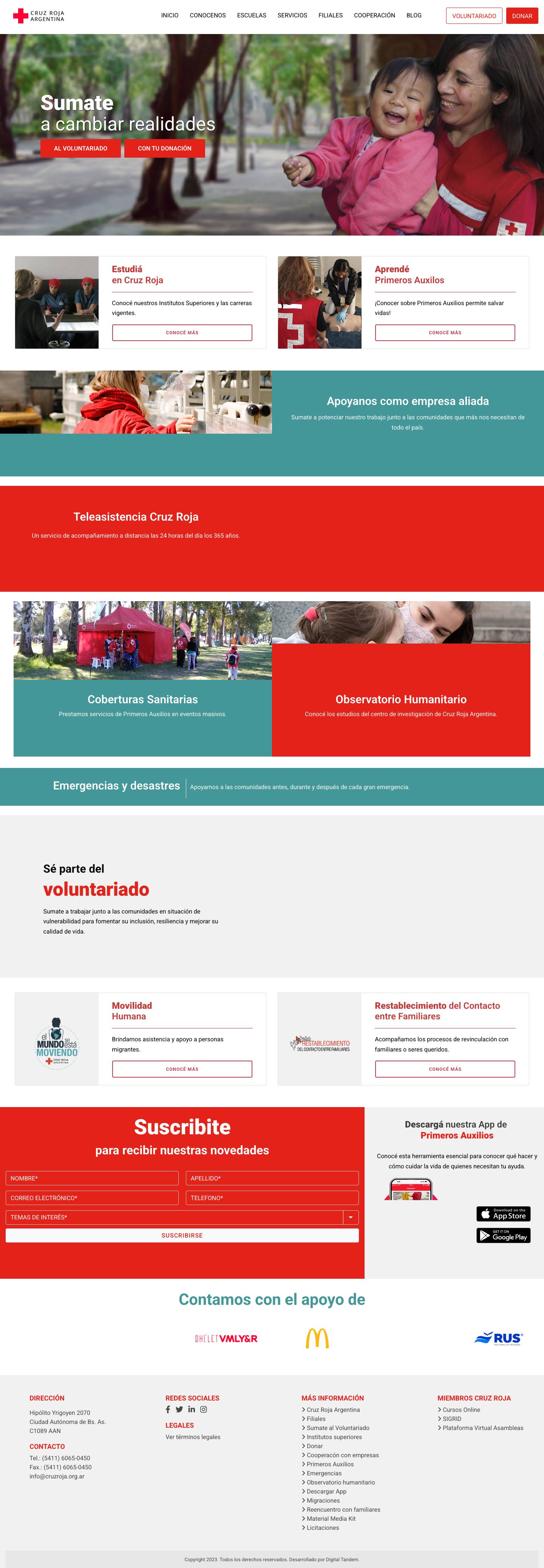 Cruz Roja Argentina – Cruz Roja Argentina - Full Screenshot