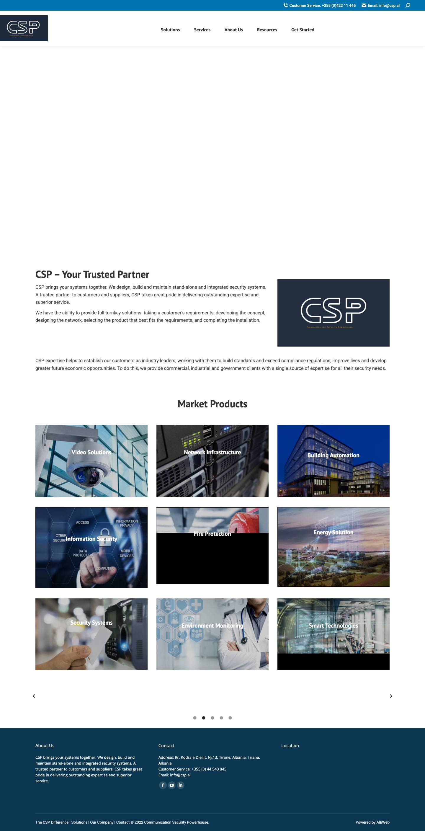 CSP – Your Trusted Partner! - Full Screenshot