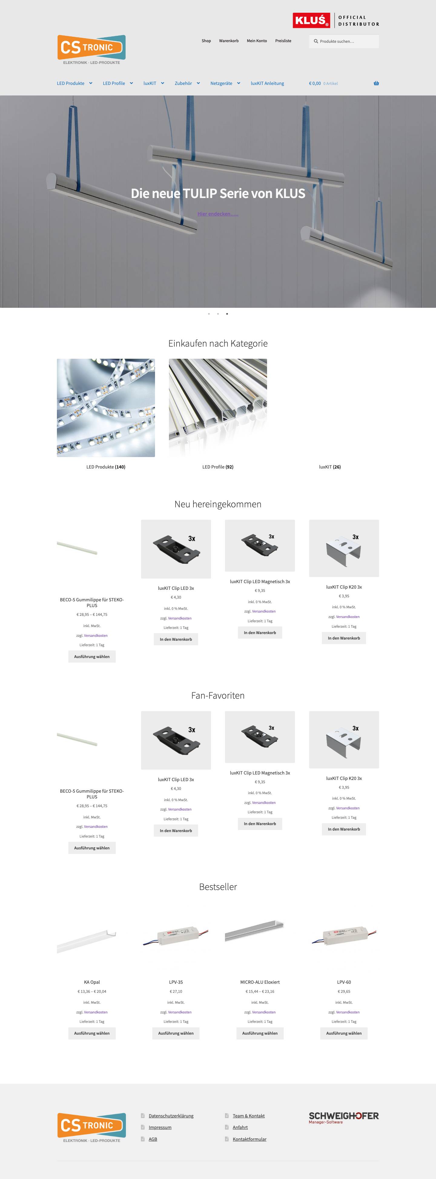 CStronic – Der Kunde steht im Mittelpunkt. Punkt. - Full Screenshot