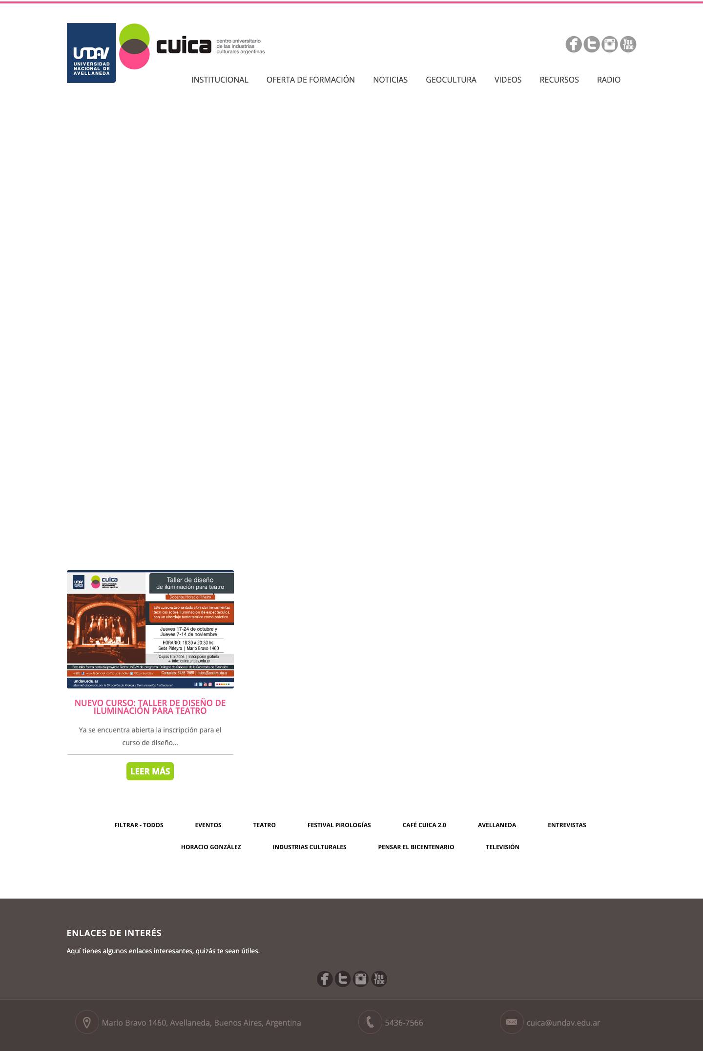 Cuica – UNDAV - Full Screenshot