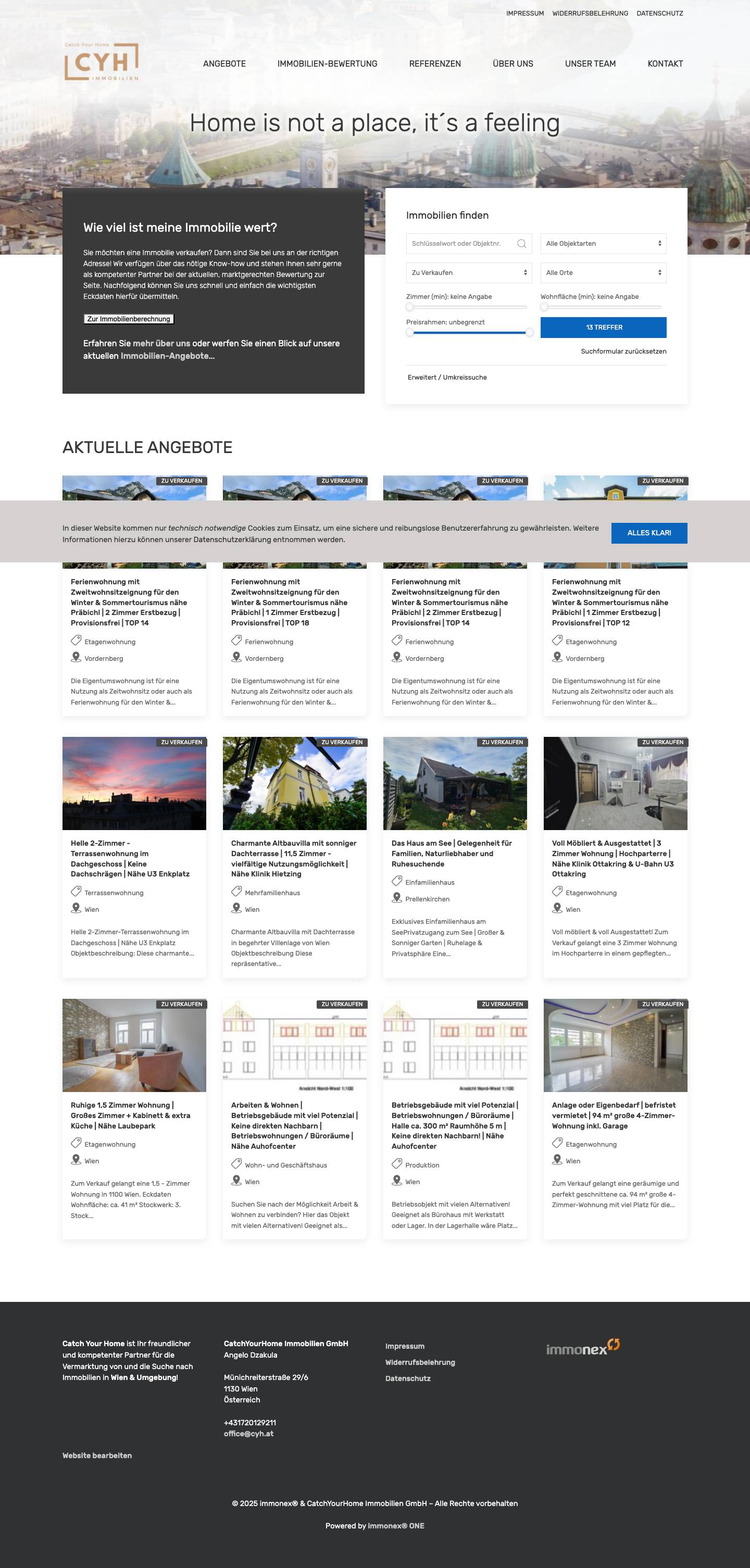 Catch Your Home – Home is not a place, it´s a feeling - Full Screenshot