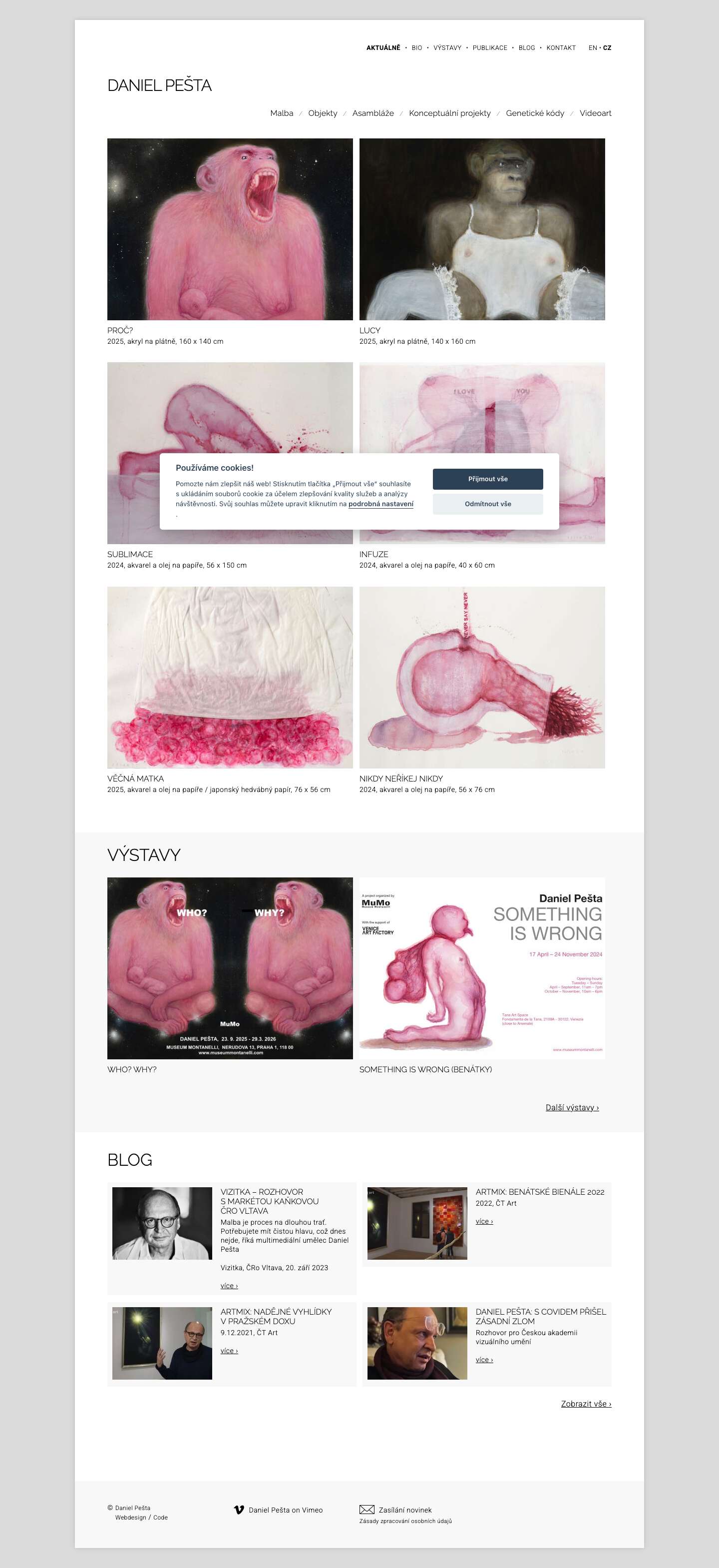 Daniel Pešta - Full Screenshot