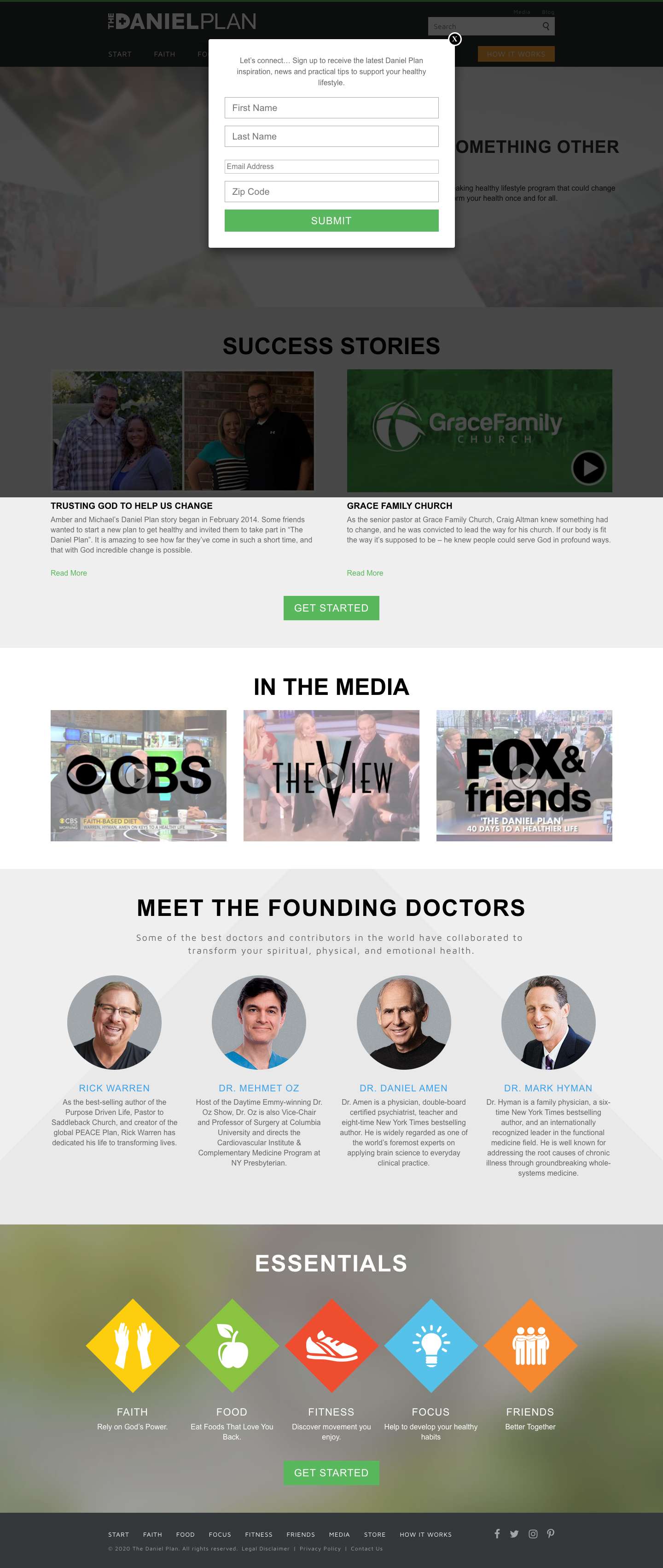 The Daniel Plan | - Full Screenshot