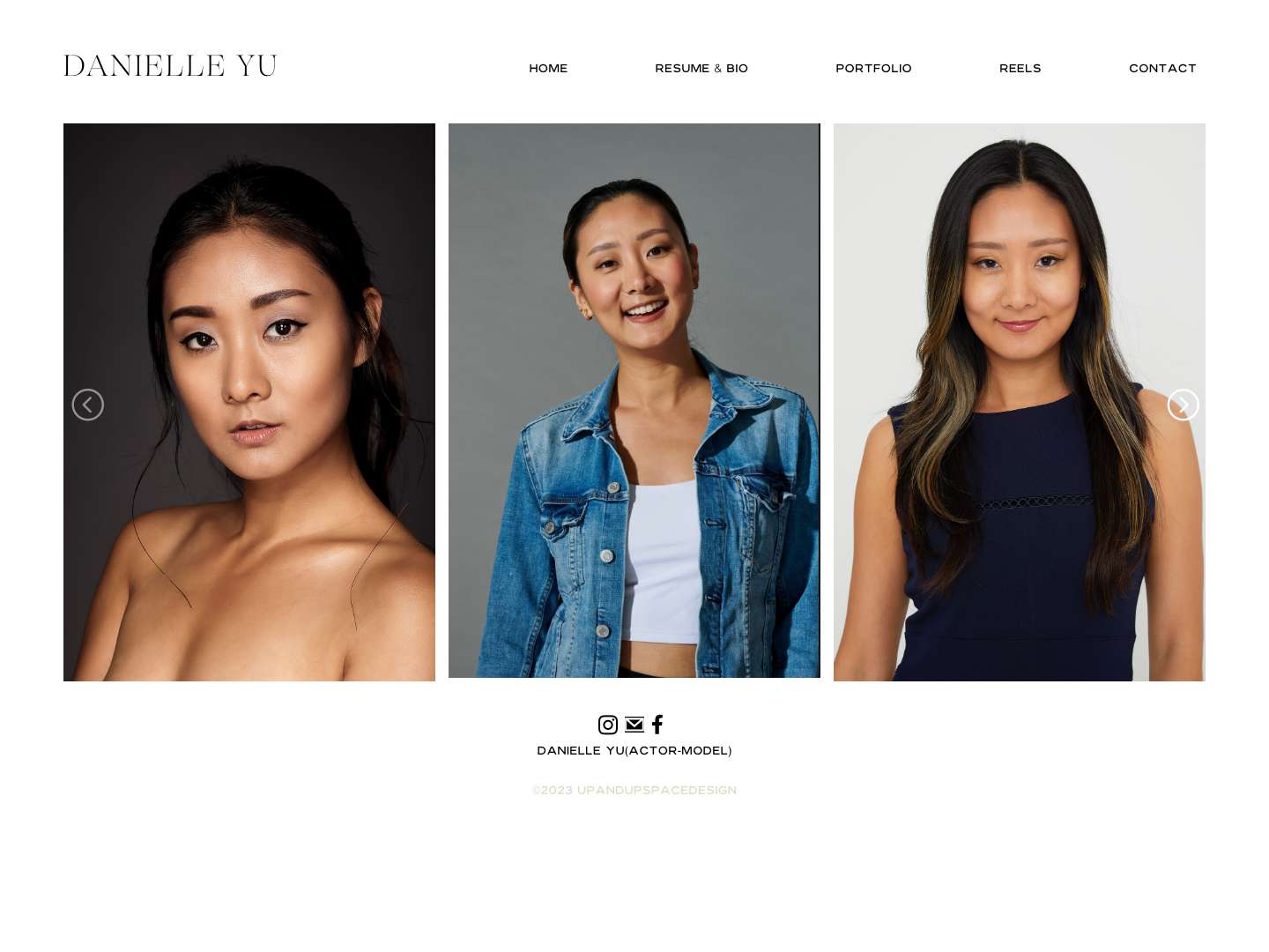 Danielle Yu | Actress | Model - Full Screenshot