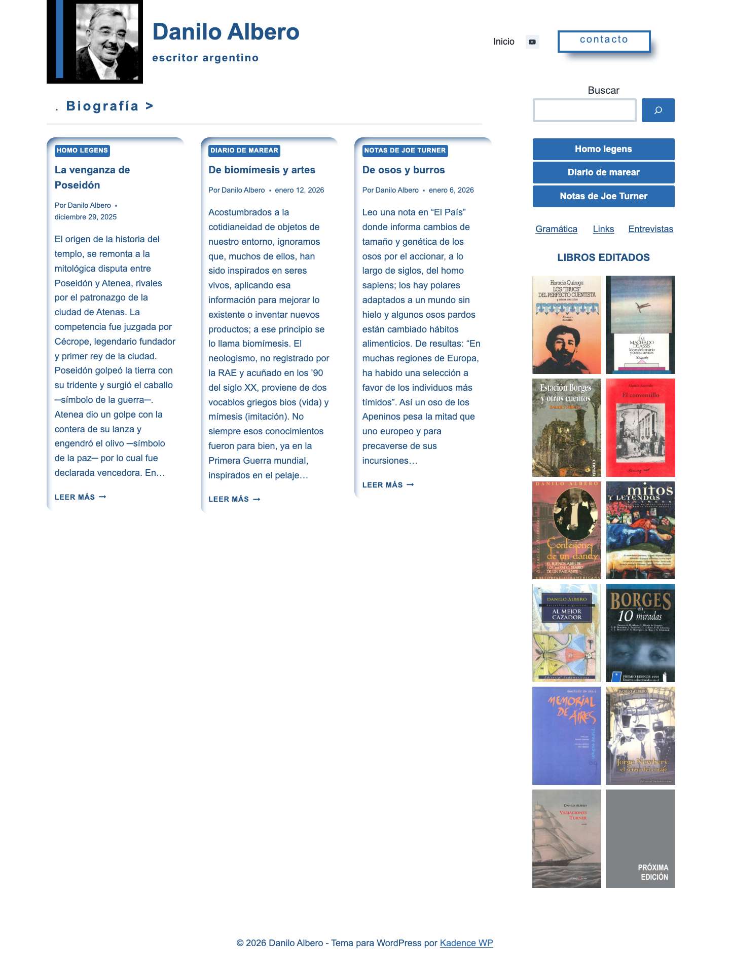 Inicio - Danilo Albero - Full Screenshot