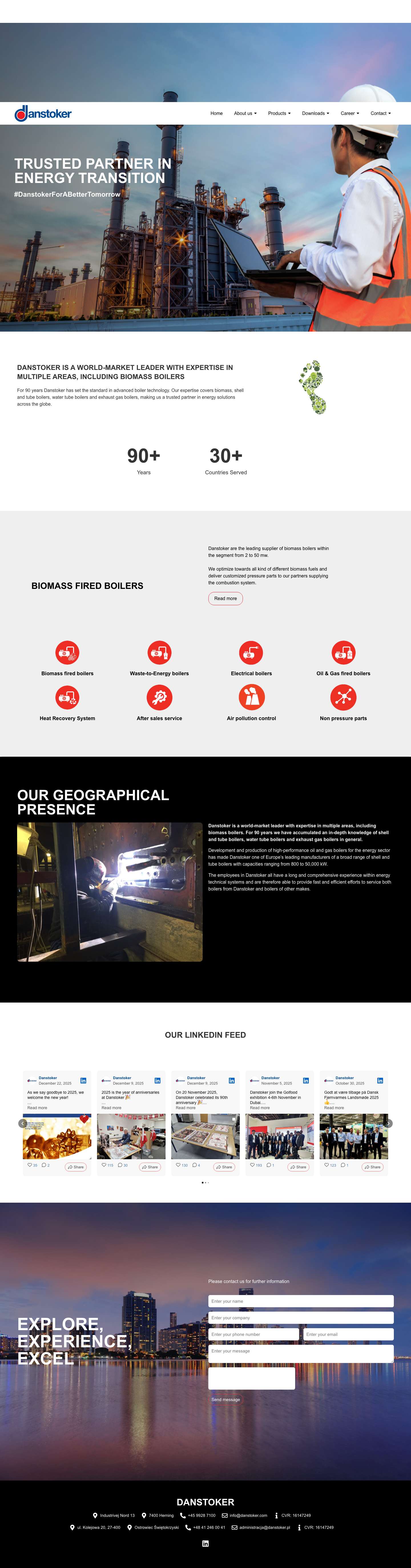 Home - Danstoker - Full Screenshot