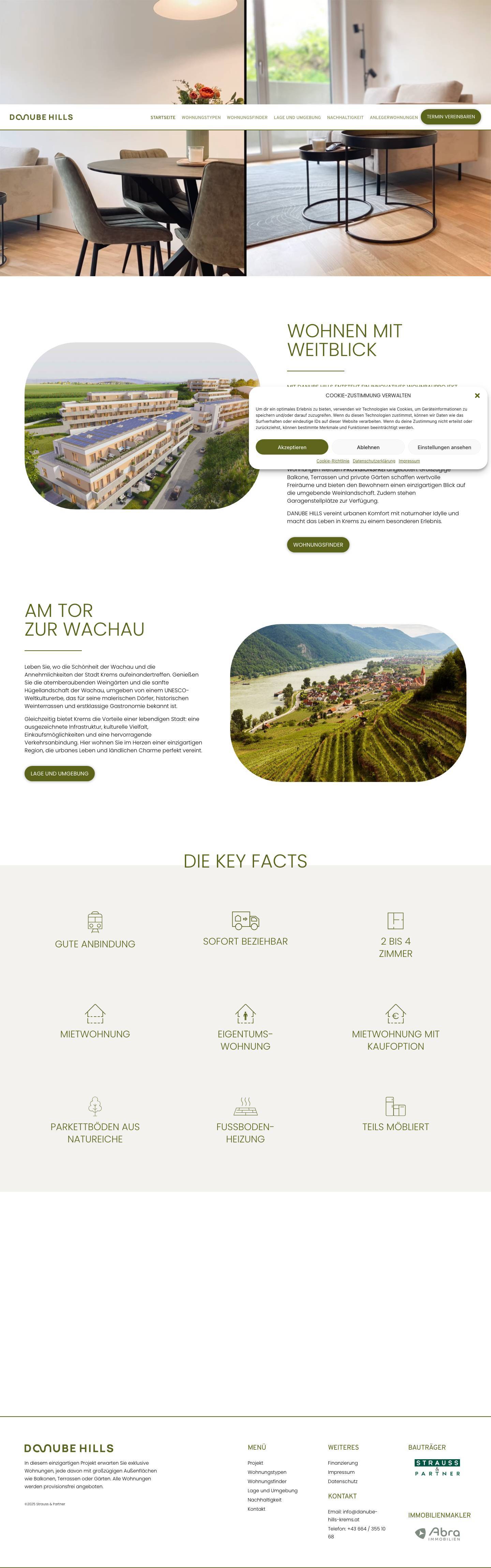 DANUBE HILLS – Krems an der Donau - Full Screenshot