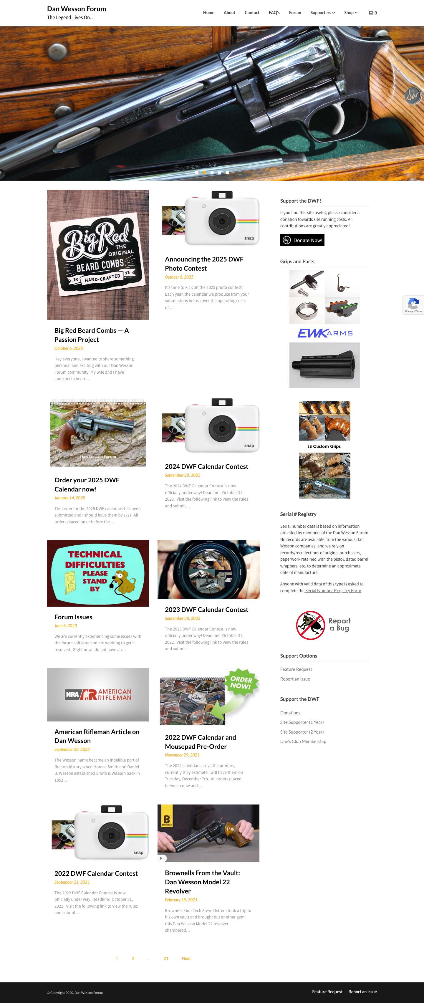 Dan Wesson Forum – The Legend Lives On… - Full Screenshot