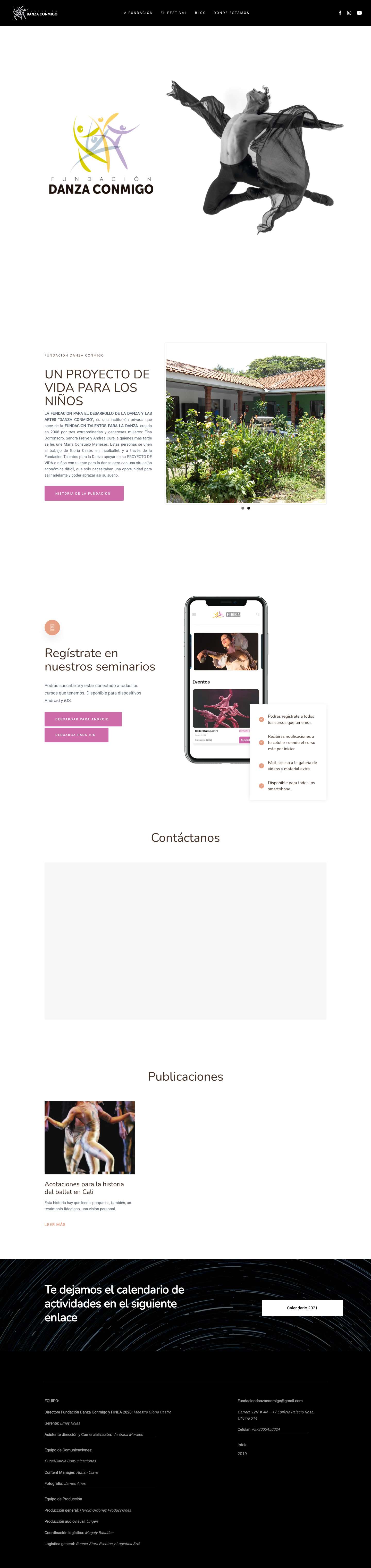 Festival Internacional de Ballet – Del 30 de agosto al 5 de septiembre - Full Screenshot