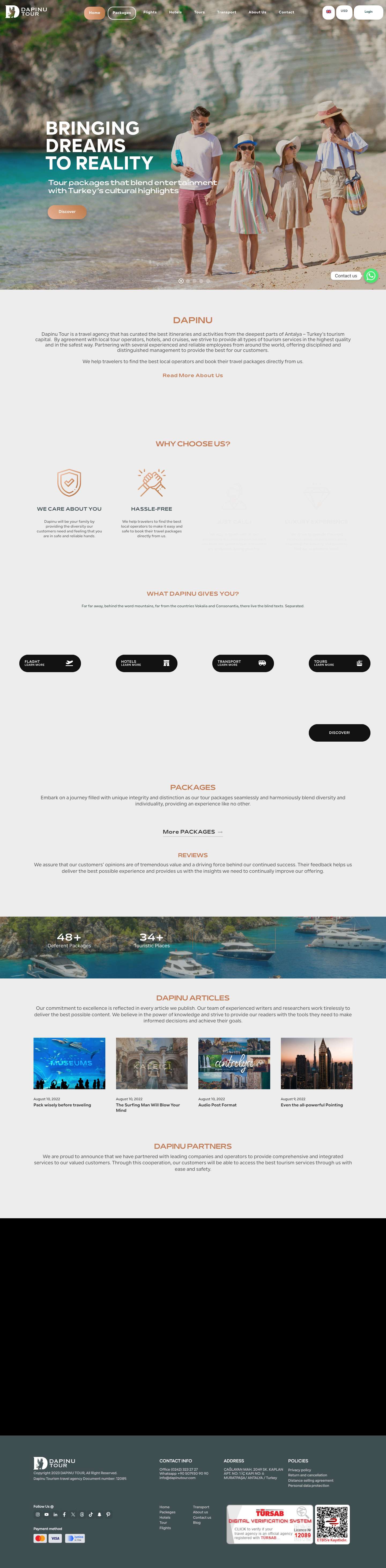 DAPINU TOUR - Full Screenshot