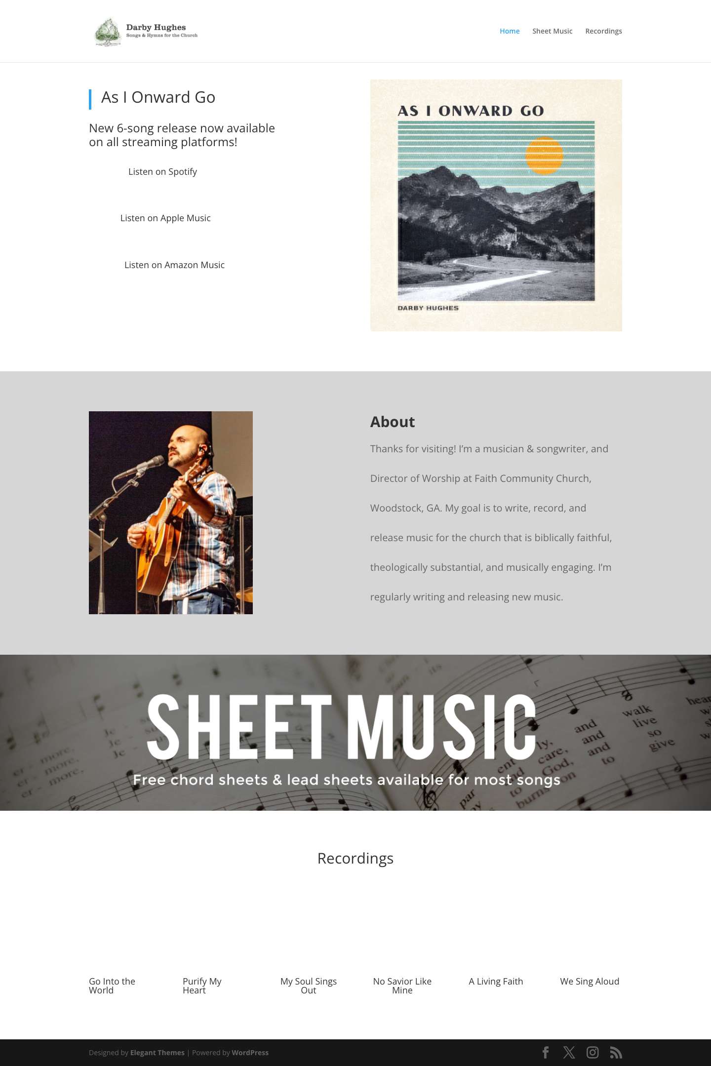 Darby Hughes Music | - Full Screenshot