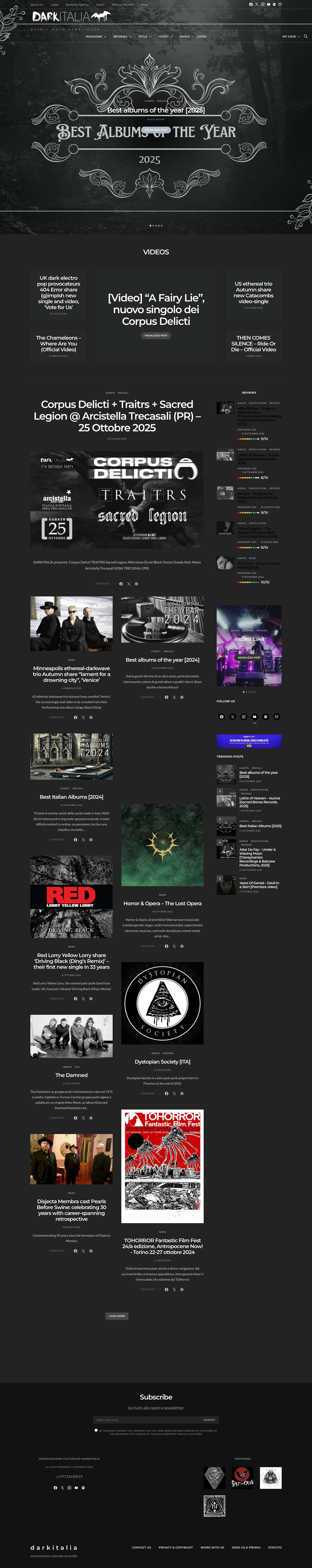 Darkitalia ∵ Music & People ∵ | Wave Gothic Experience - Full Screenshot