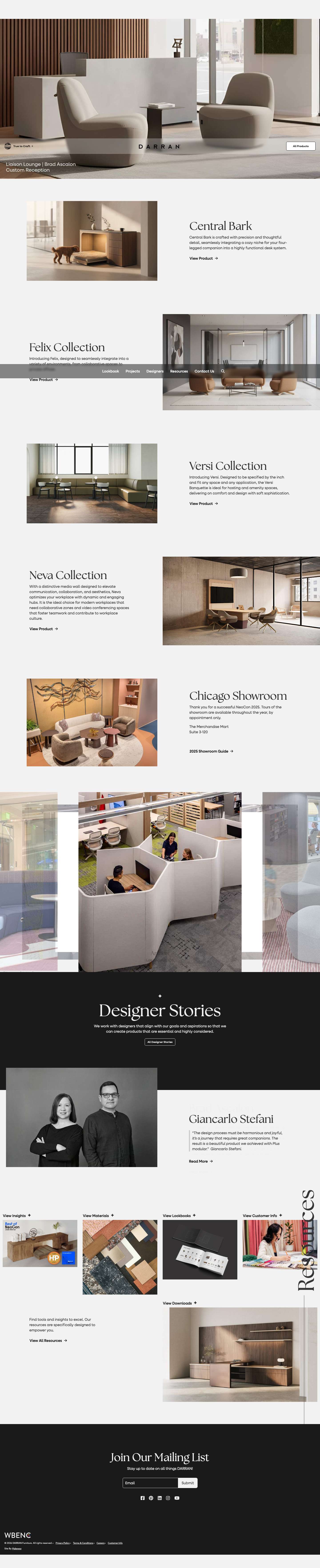 Homepage - DARRAN - Full Screenshot