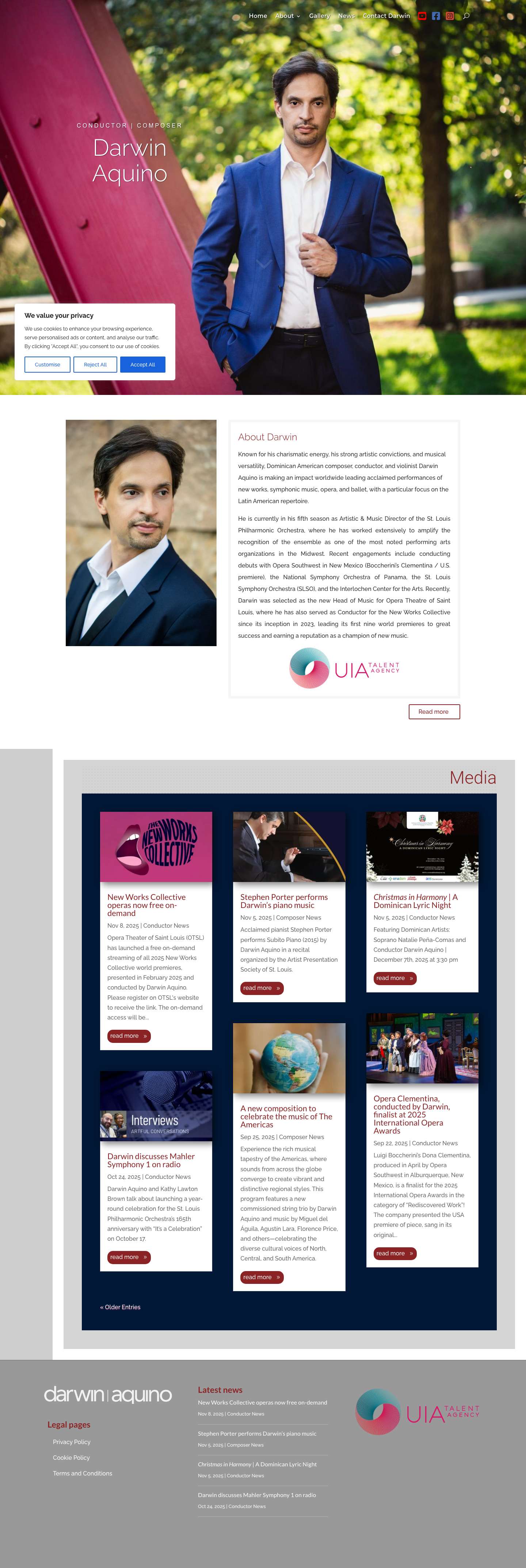 Darwin Aquino | Conductor | Composer - Full Screenshot