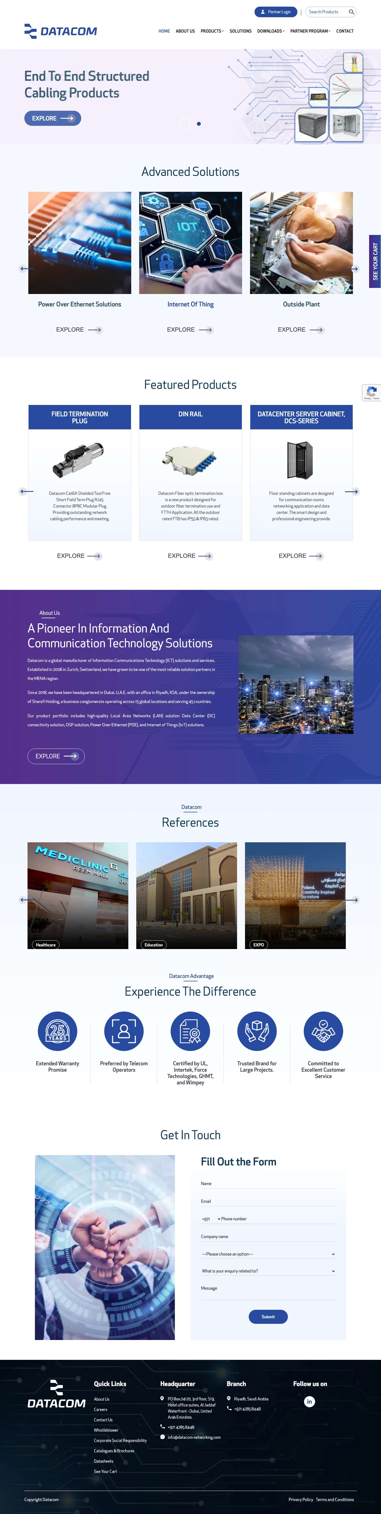 Datacom: Global ICT Solutions Provider - Full Screenshot