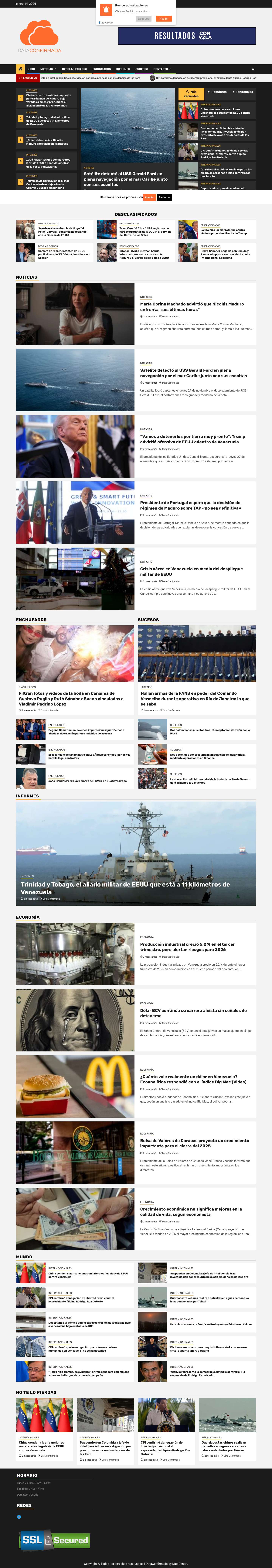 DATA CONFIRMADA - Full Screenshot