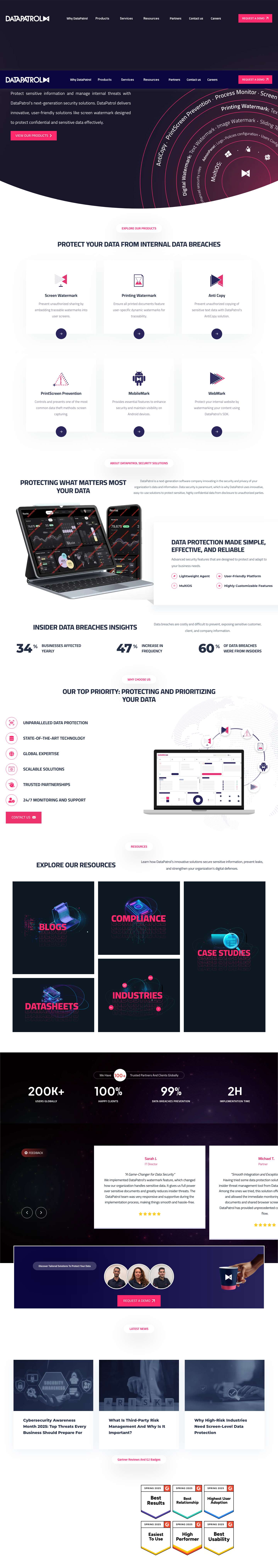DataPatrol: Screen Watermark Solutions - Full Screenshot