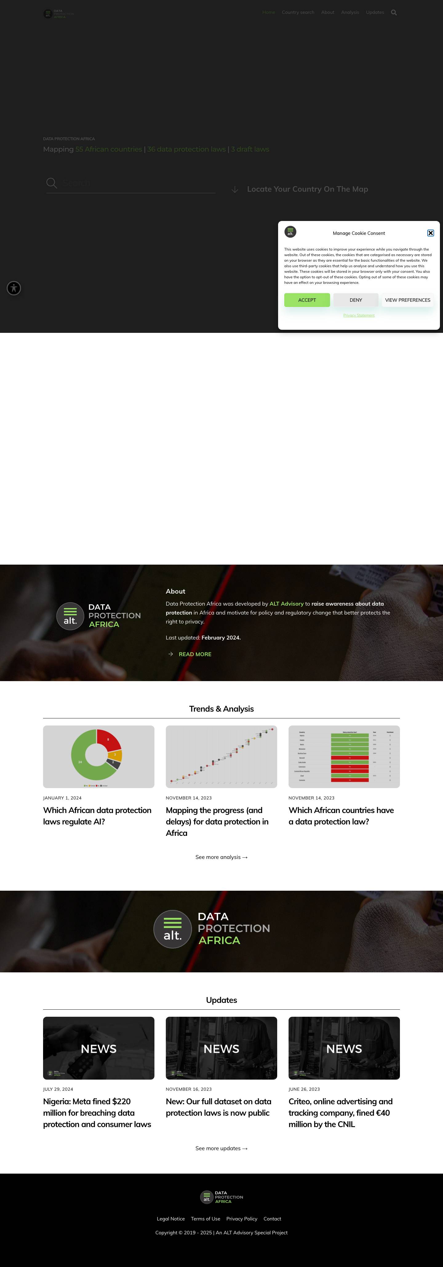 Data Protection Africa | ALT Advisory - Full Screenshot