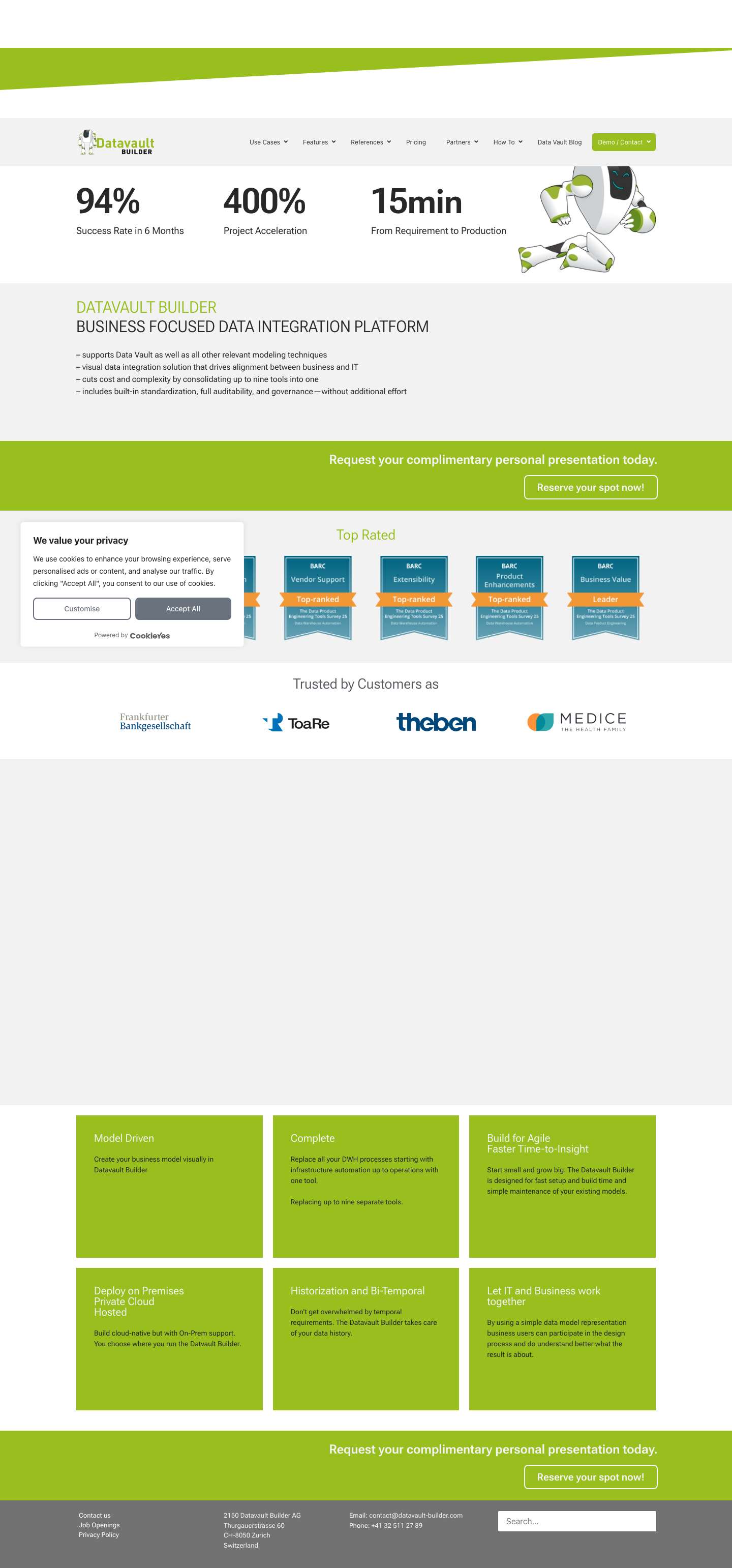 Datavault Builder | Agile Data Warehousing | Model Driven - Full Screenshot