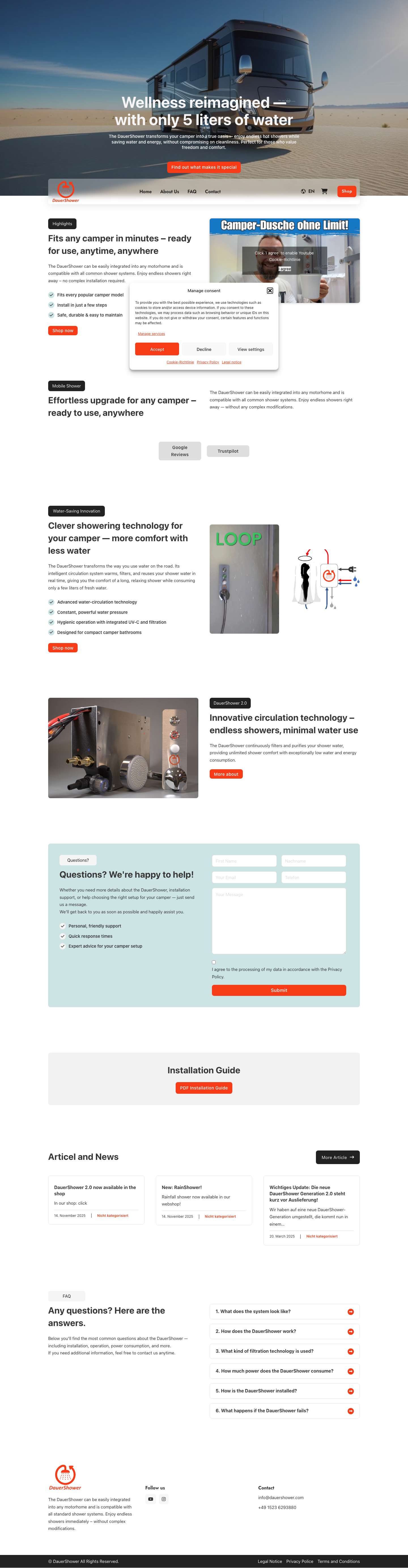 DauerShower – Die Kreislaufdusche - Full Screenshot