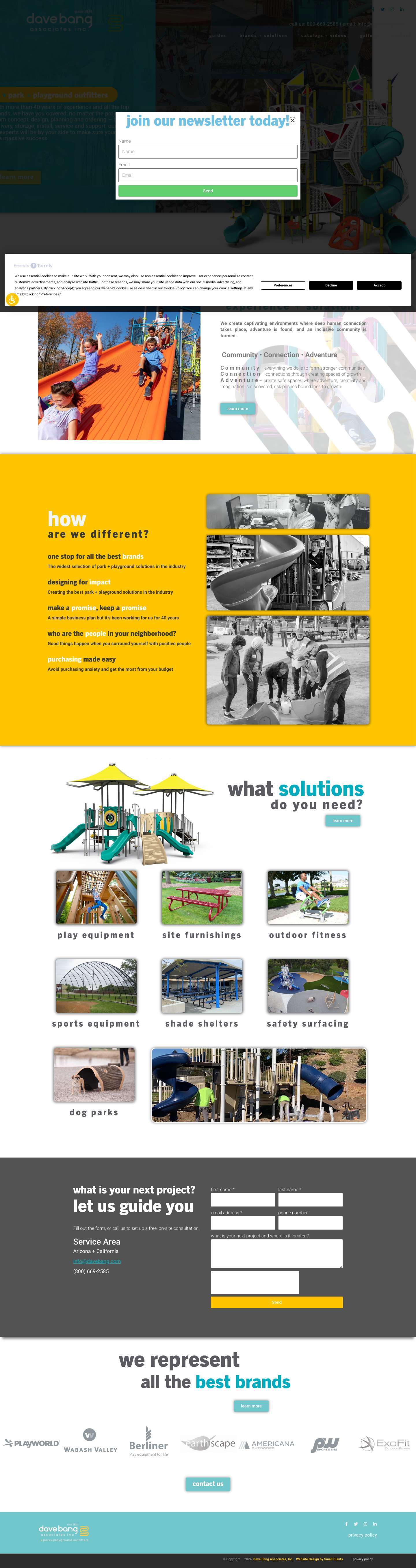 HOME - Dave Bang Associates - Full Screenshot