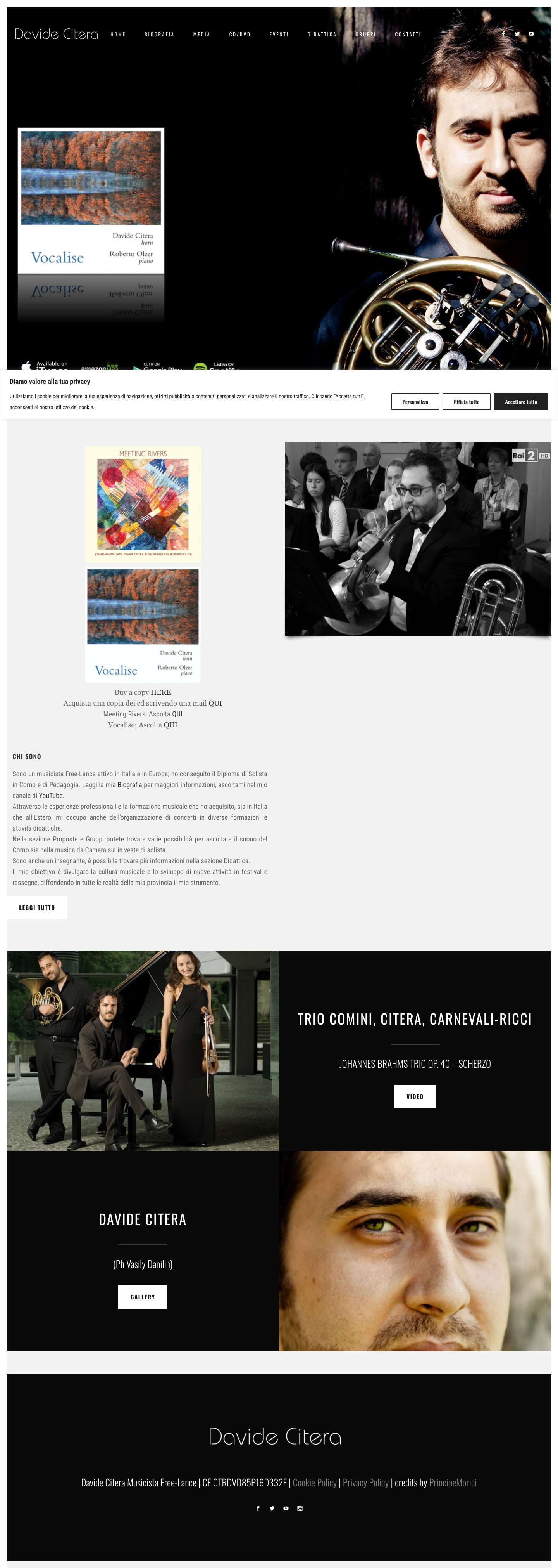 Home - Davide Citera - Full Screenshot