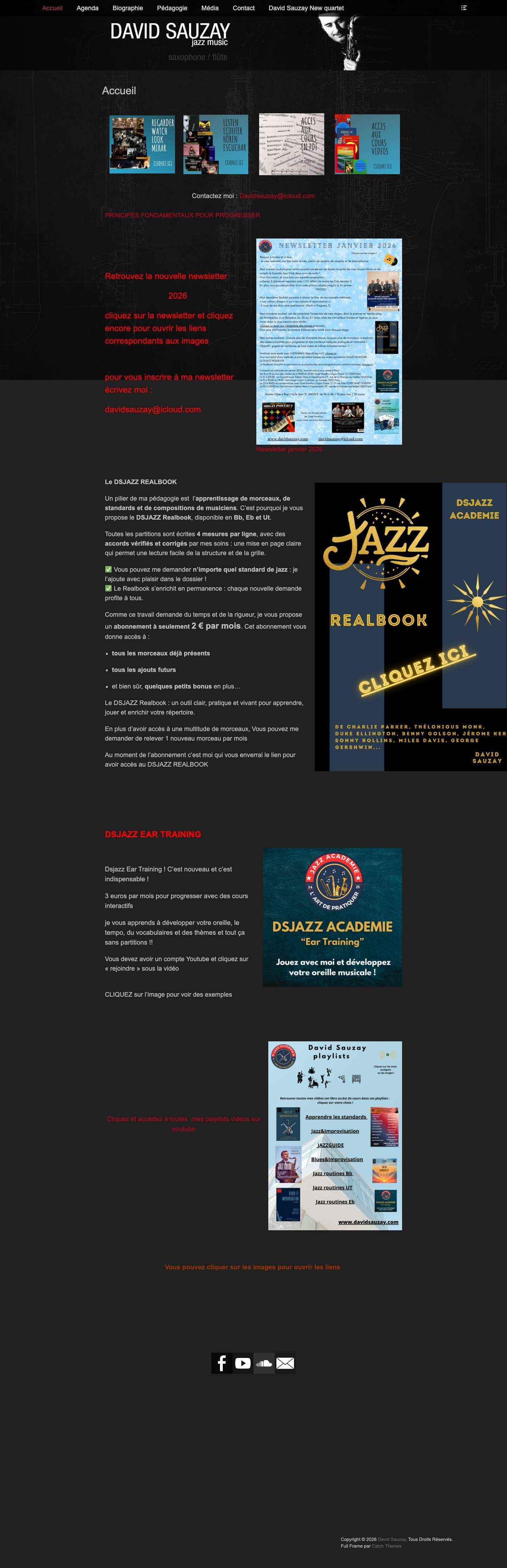 David Sauzay – Jazz Music - Full Screenshot