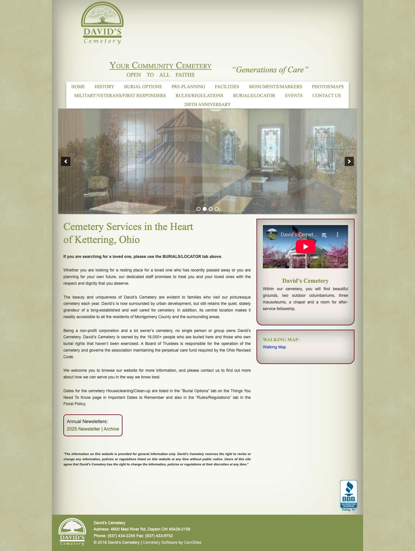 David's Cemetery - Full Screenshot