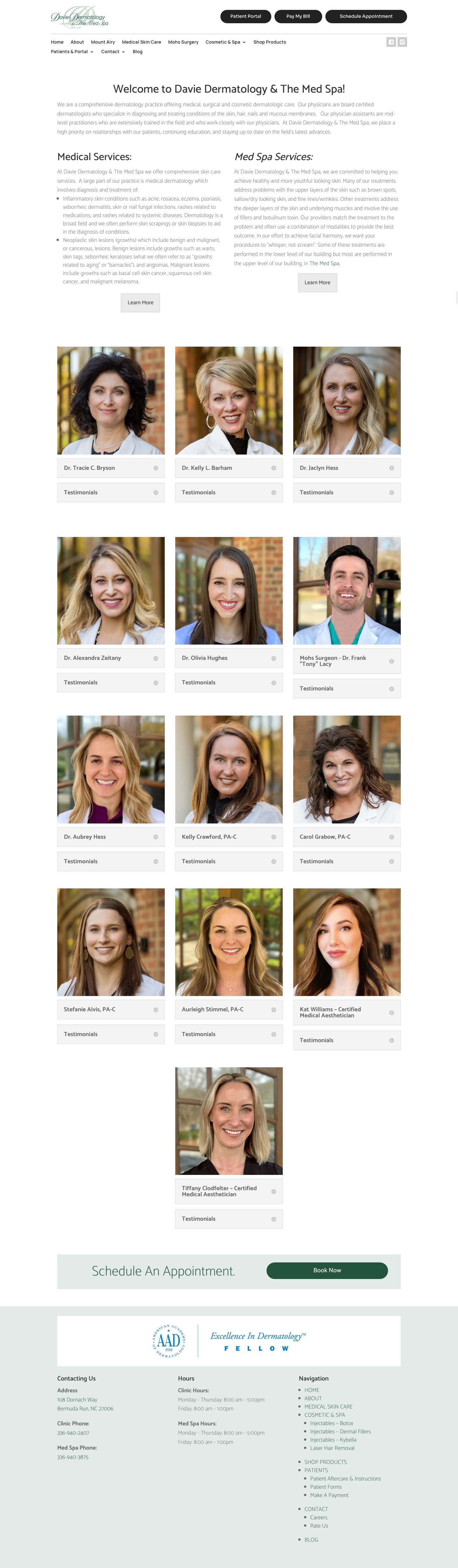 Dermatology | Eczema | Acne Treatment | Hair Removal | Advance - Full Screenshot