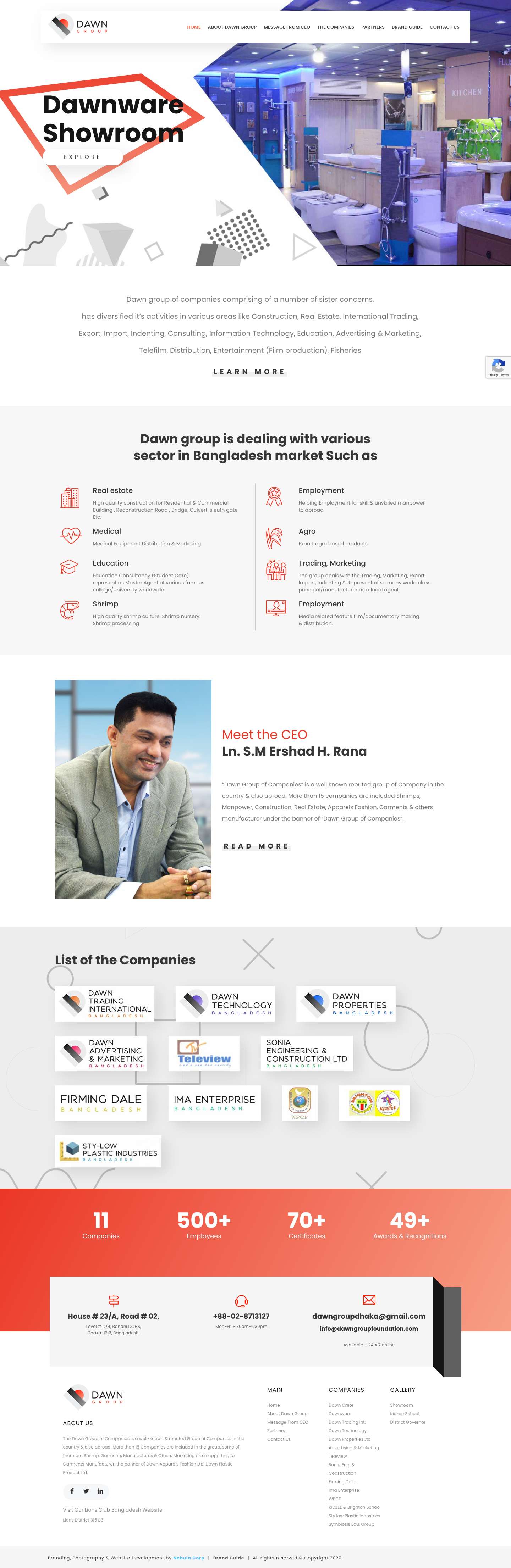 Dawn Group - Dawn Group Of Companies - Full Screenshot