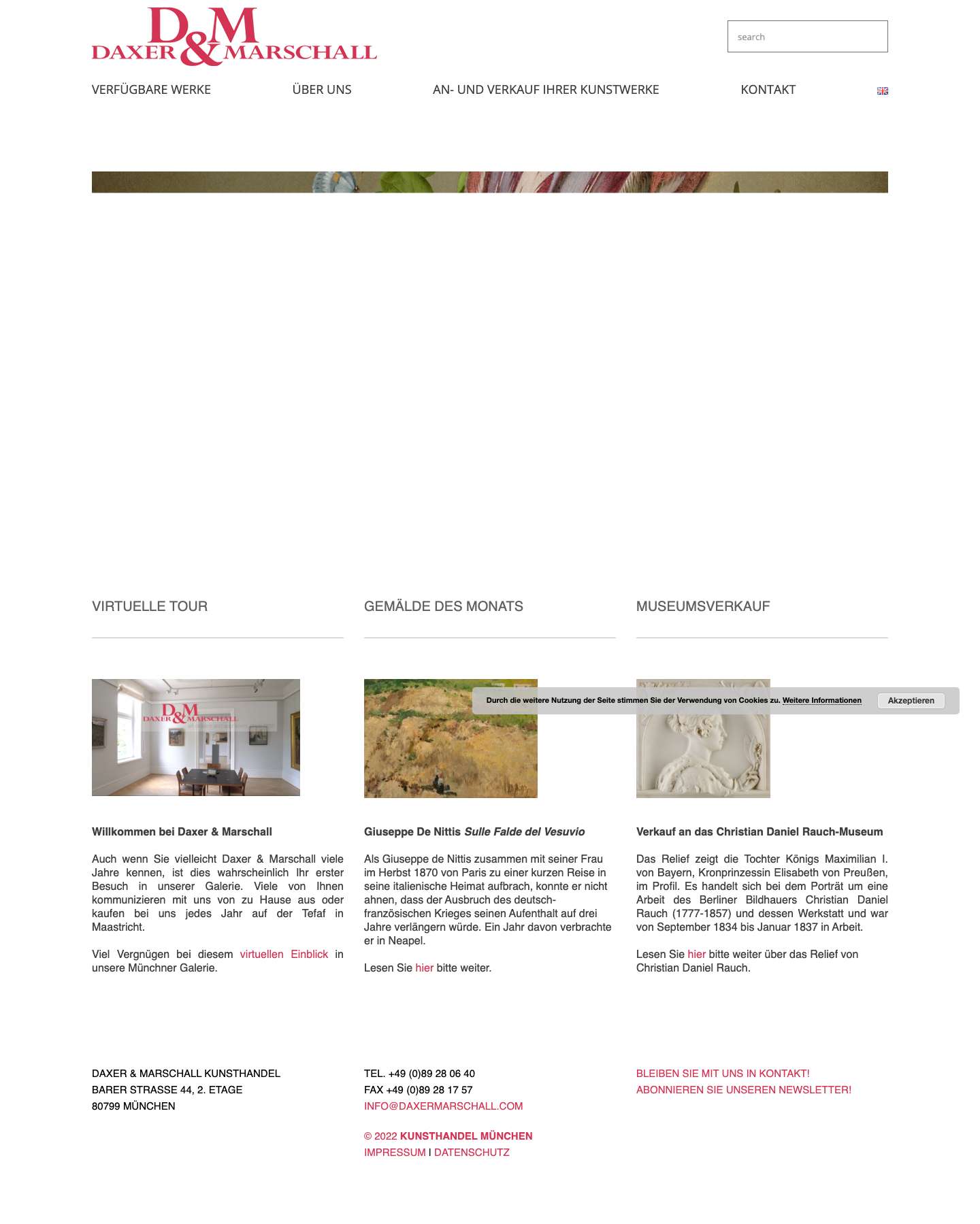 Kunsthandel München Daxer & Marschall | - Full Screenshot