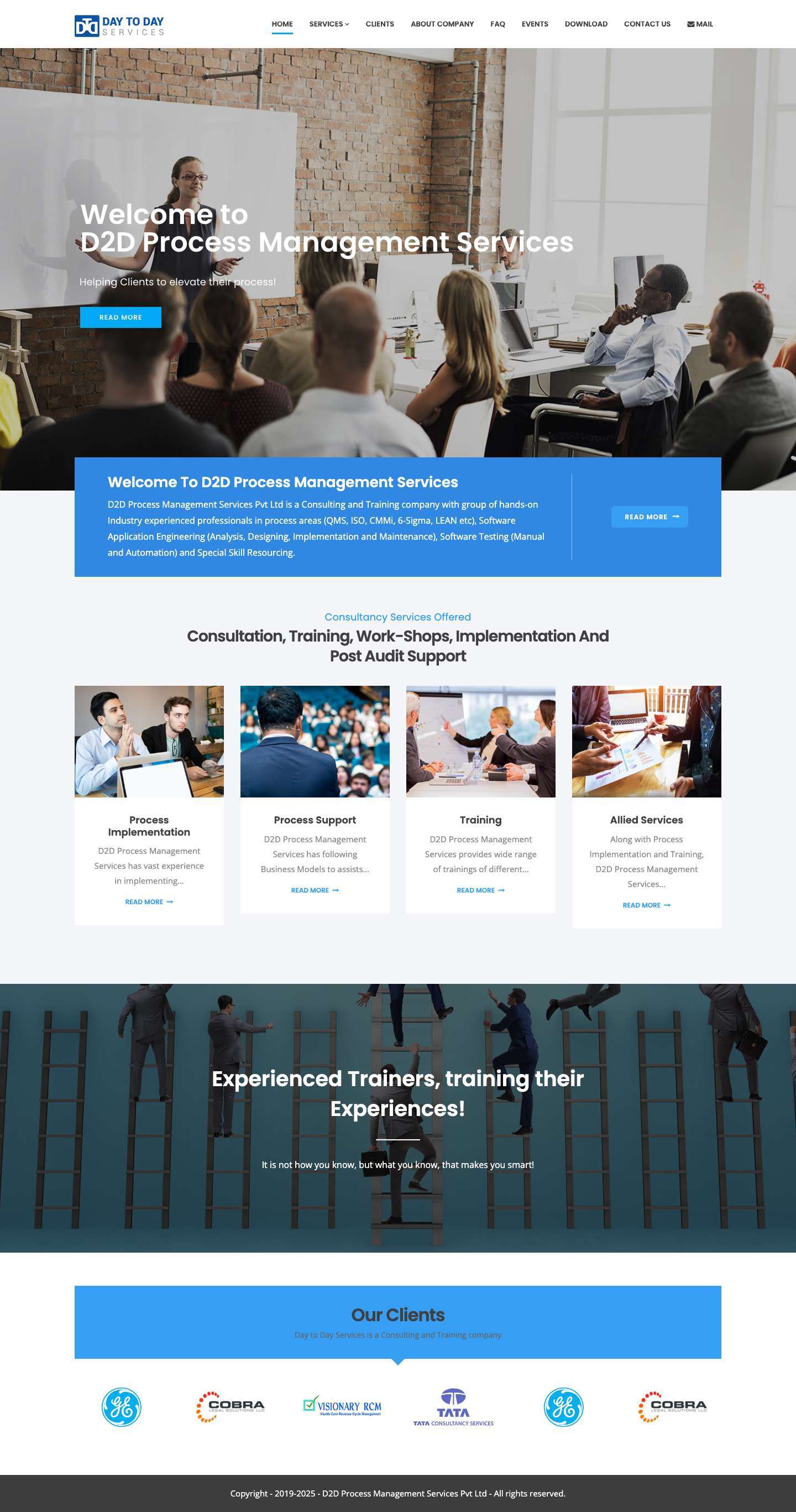 Day To Day – Management Services - Full Screenshot