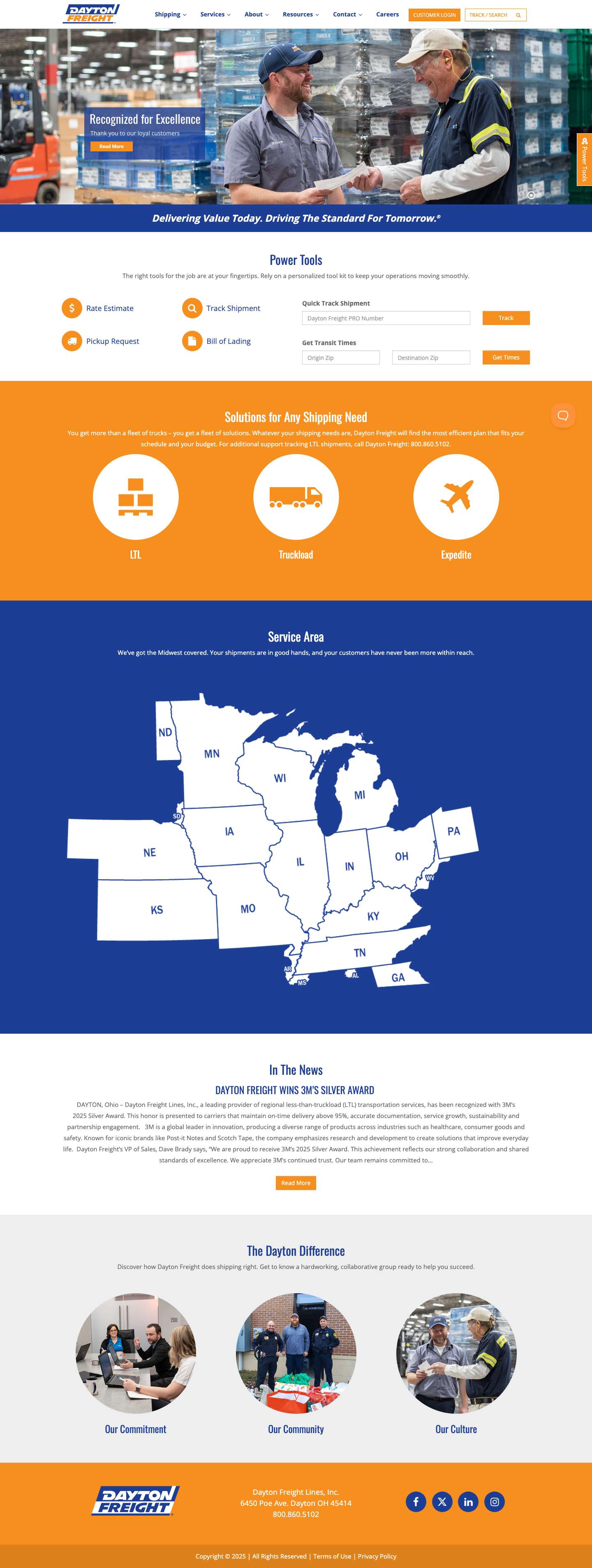 Dayton FreightDayton Freight - Full Screenshot