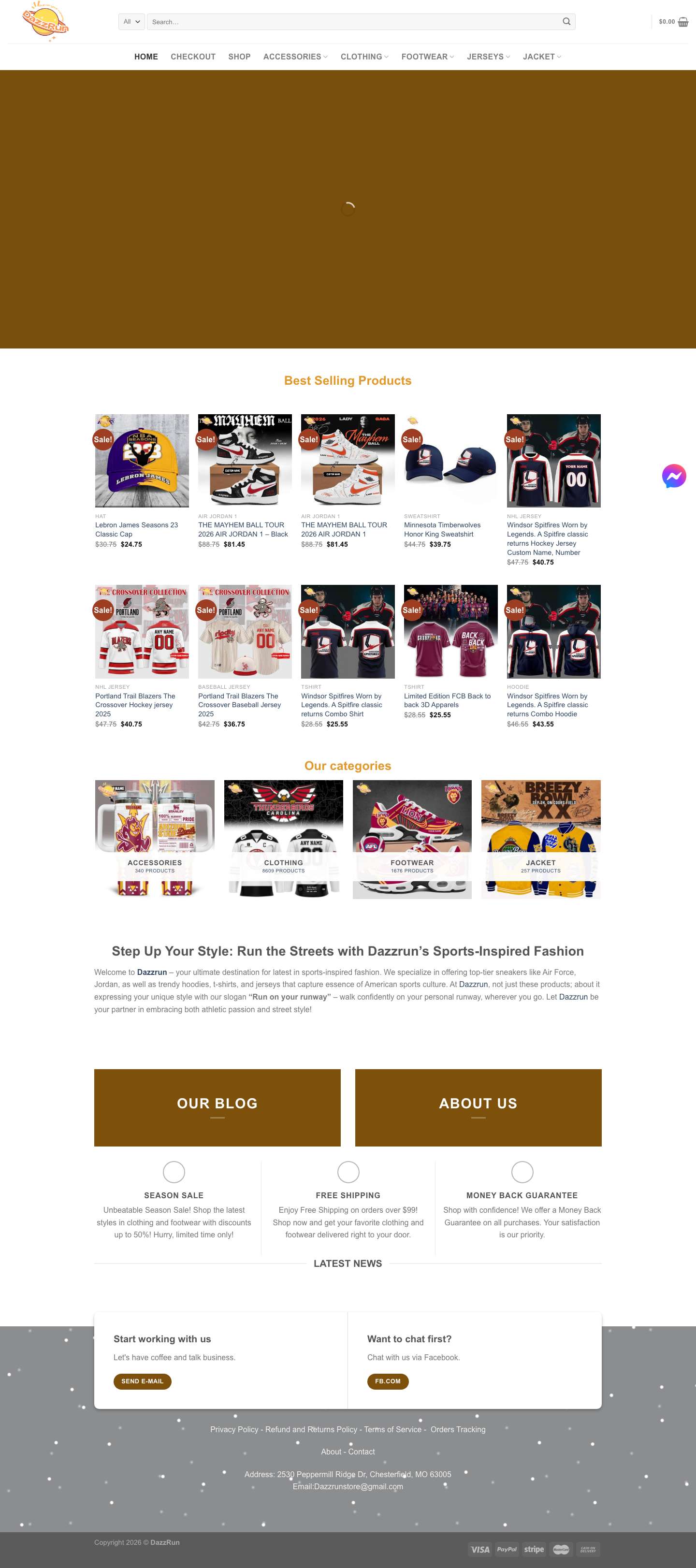 Home - DazzRun - Full Screenshot