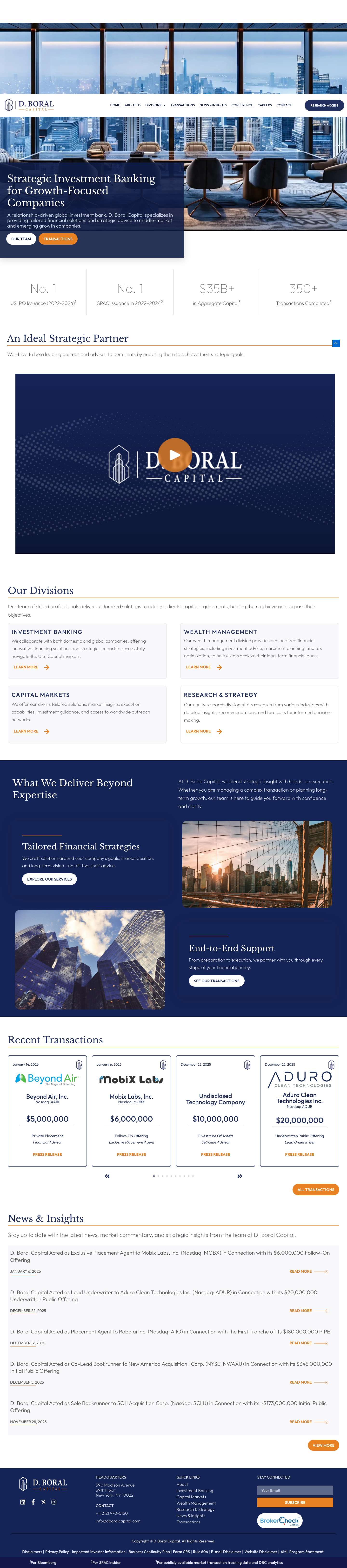 D. Boral Capital | D. Boral Capital - Full Screenshot