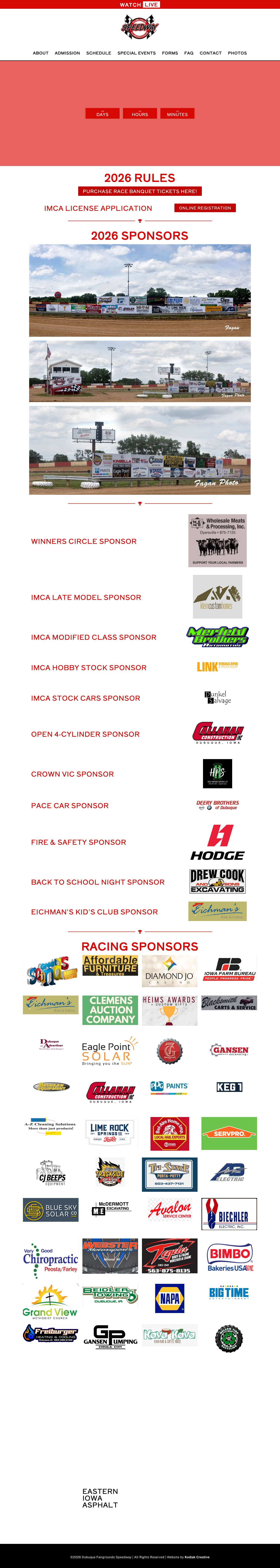 Dubuque Fairgrounds Speedway - Full Screenshot