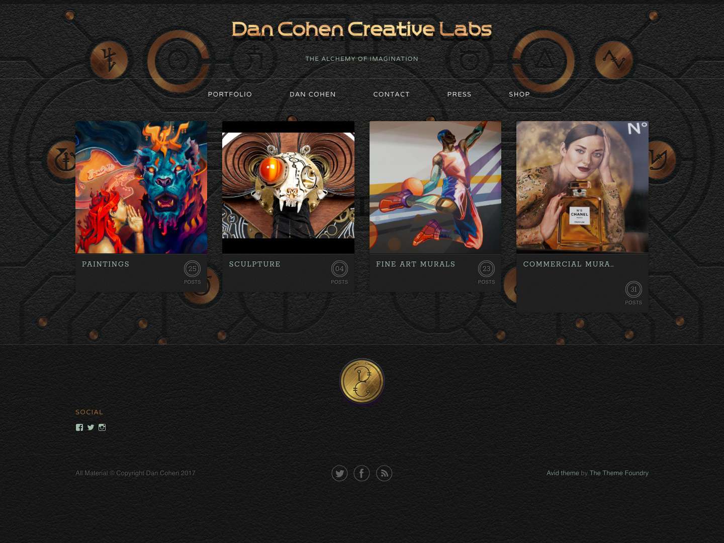 Portfolio - Dan Cohen Creative Labs - Full Screenshot