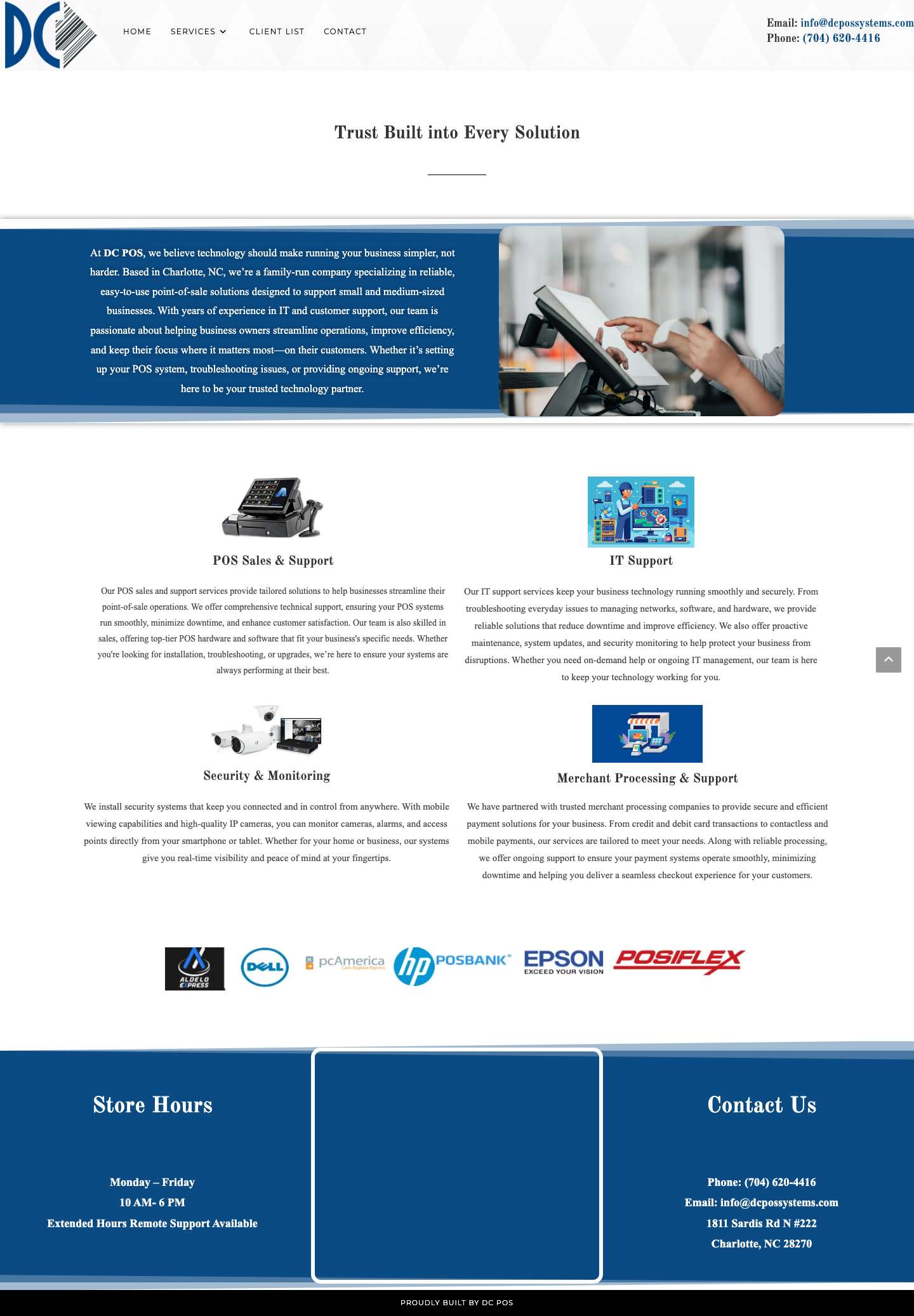 DC POS – Trust Built Into Every Solution - Full Screenshot