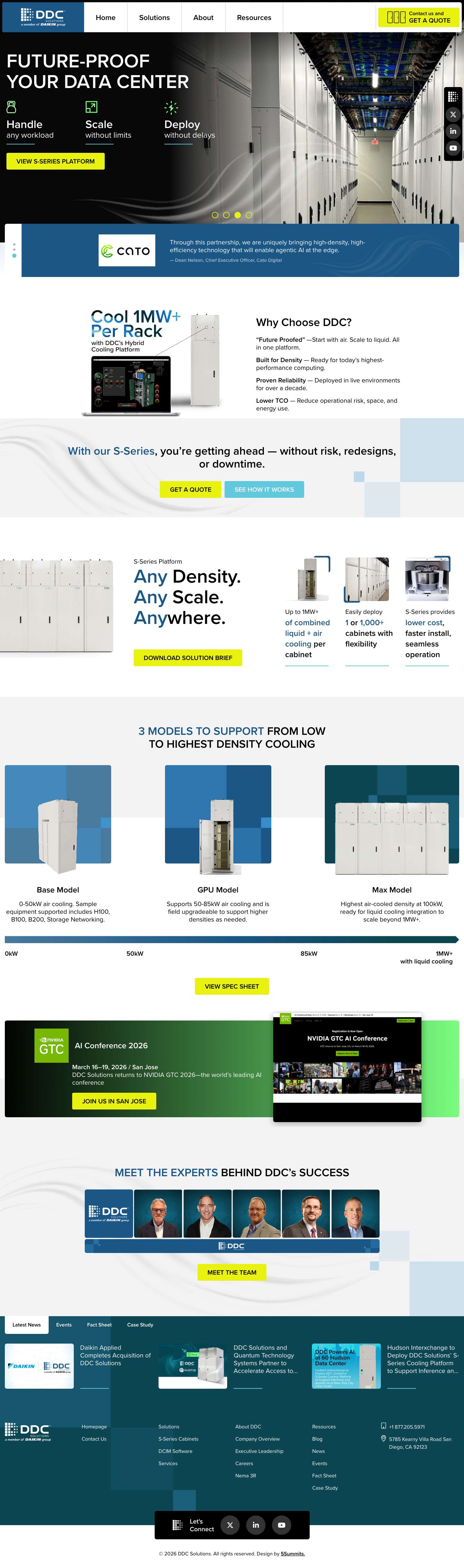 Home - DDC Solutions - Full Screenshot