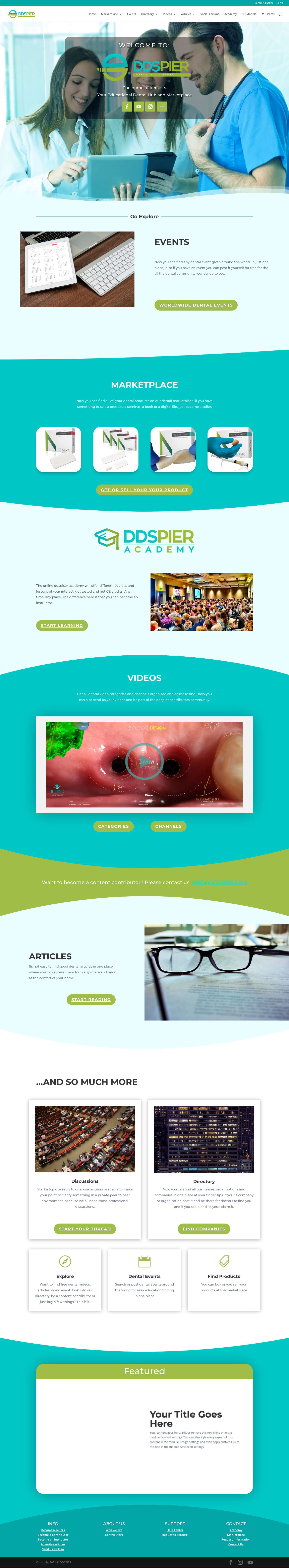 Home - DDSPIER - Full Screenshot