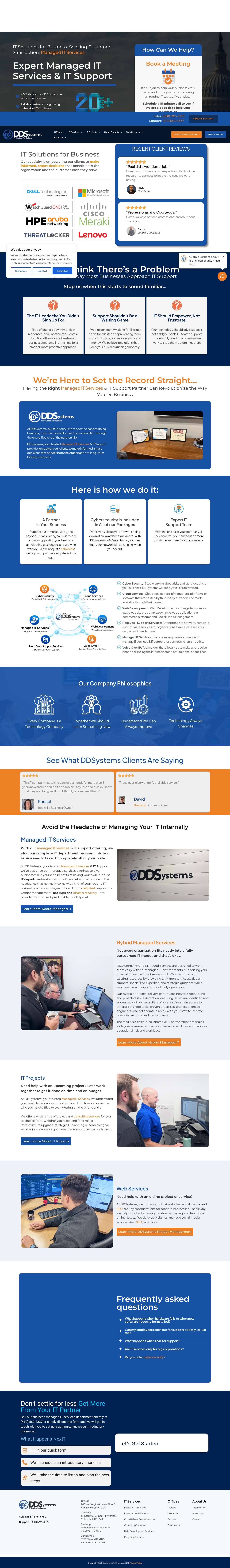 DDSystems | IT Solutions For Business - Full Screenshot