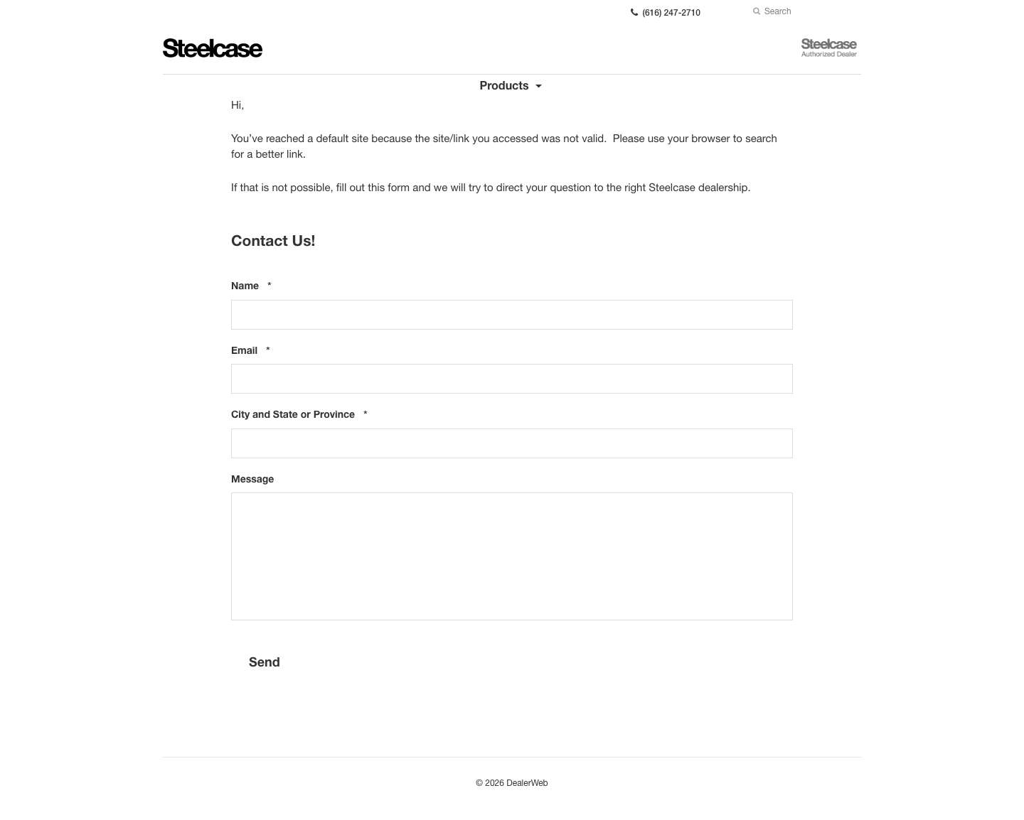 Welcome - DealerWeb - Full Screenshot