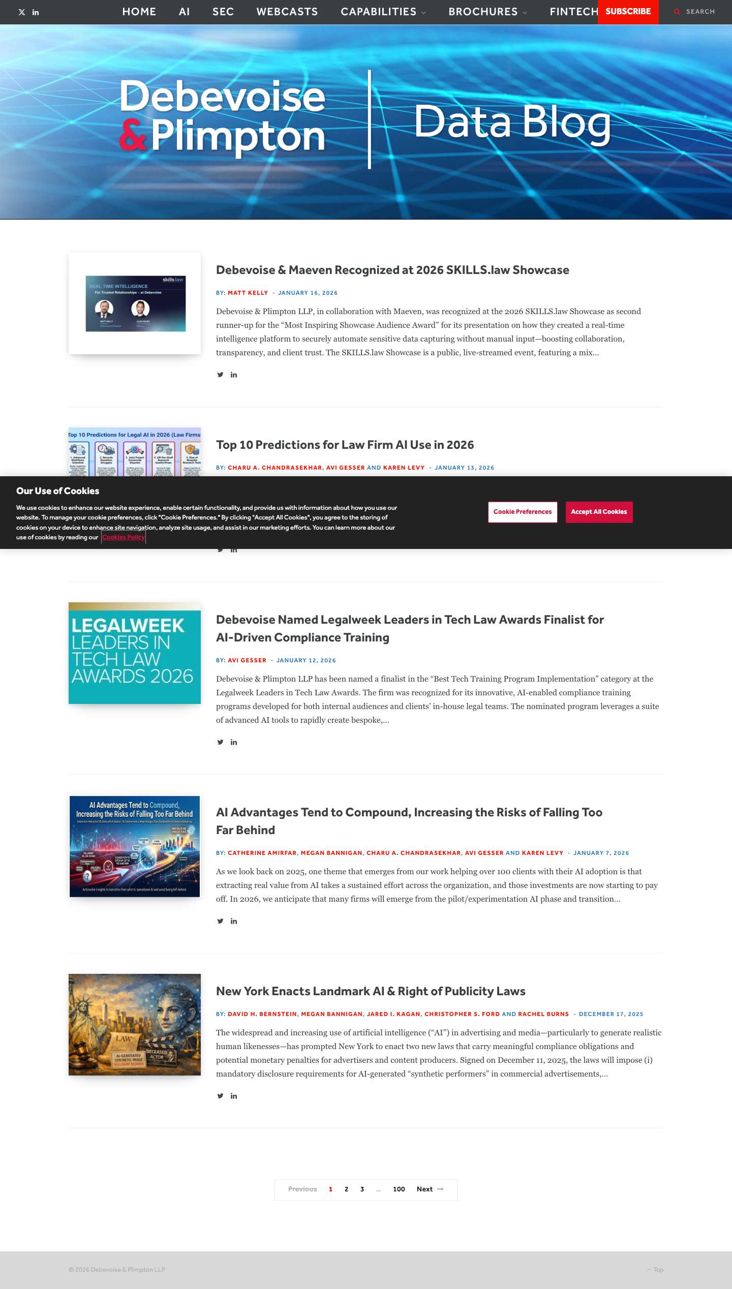 Debevoise Data Blog – A Debevoise Blog - Full Screenshot