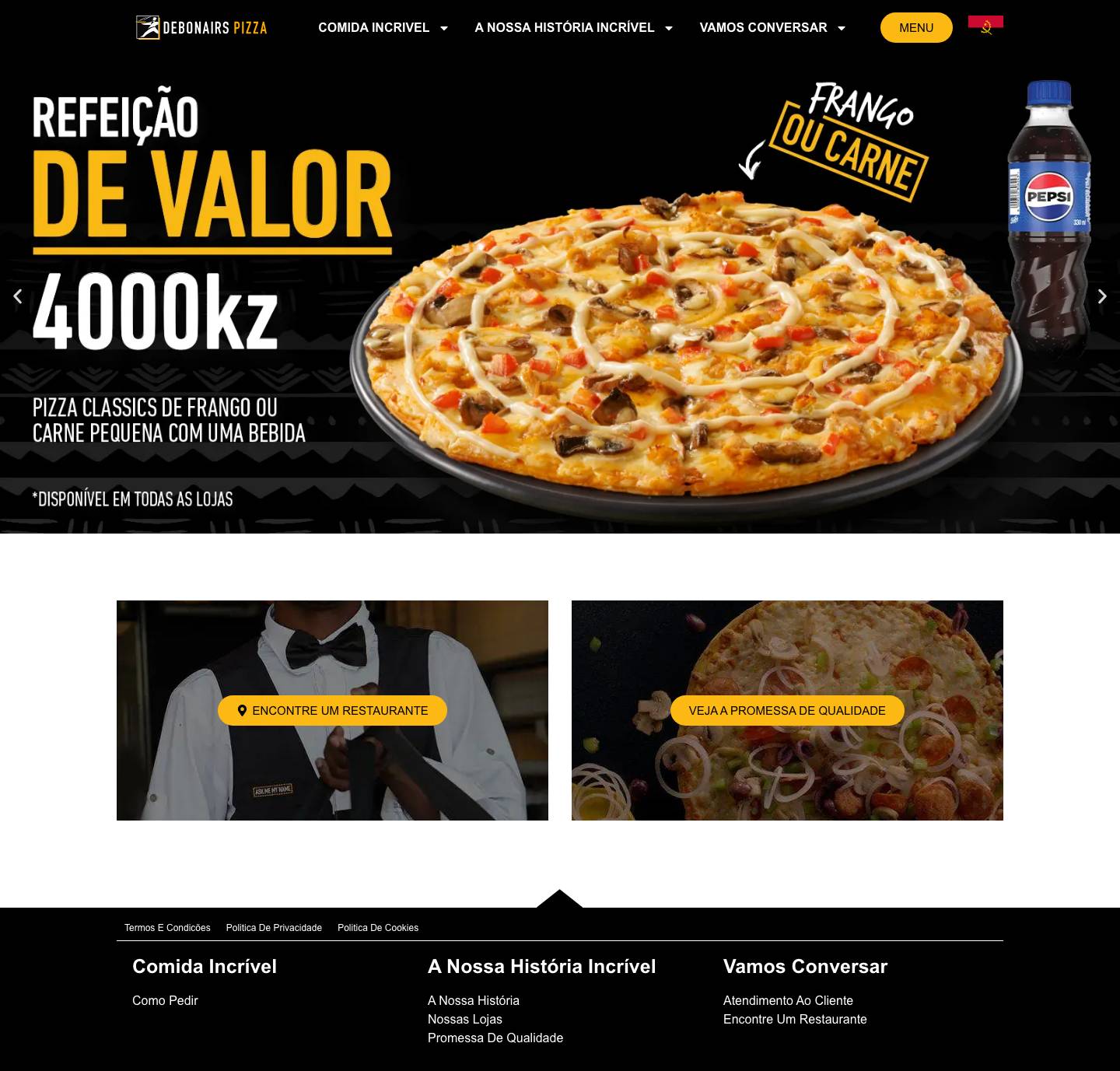 Debonairs Pizza - Full Screenshot