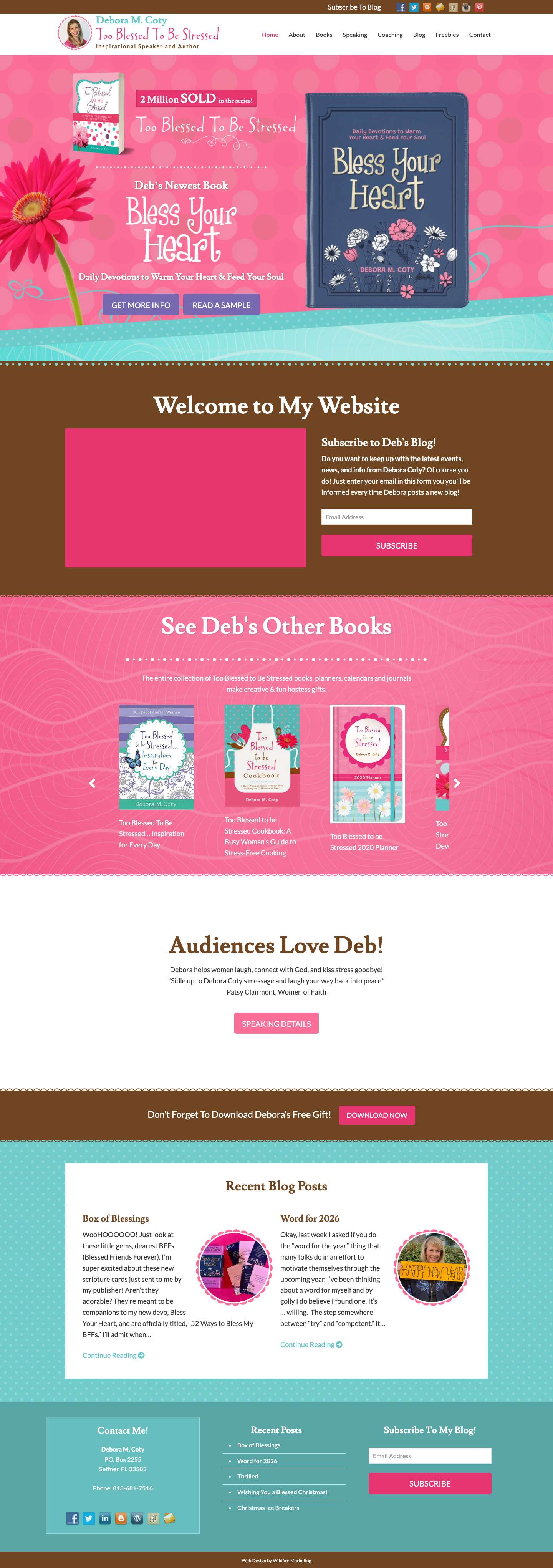 Debora Coty - Bless Your Heart & Too Blessed To Be Stressed - Full Screenshot