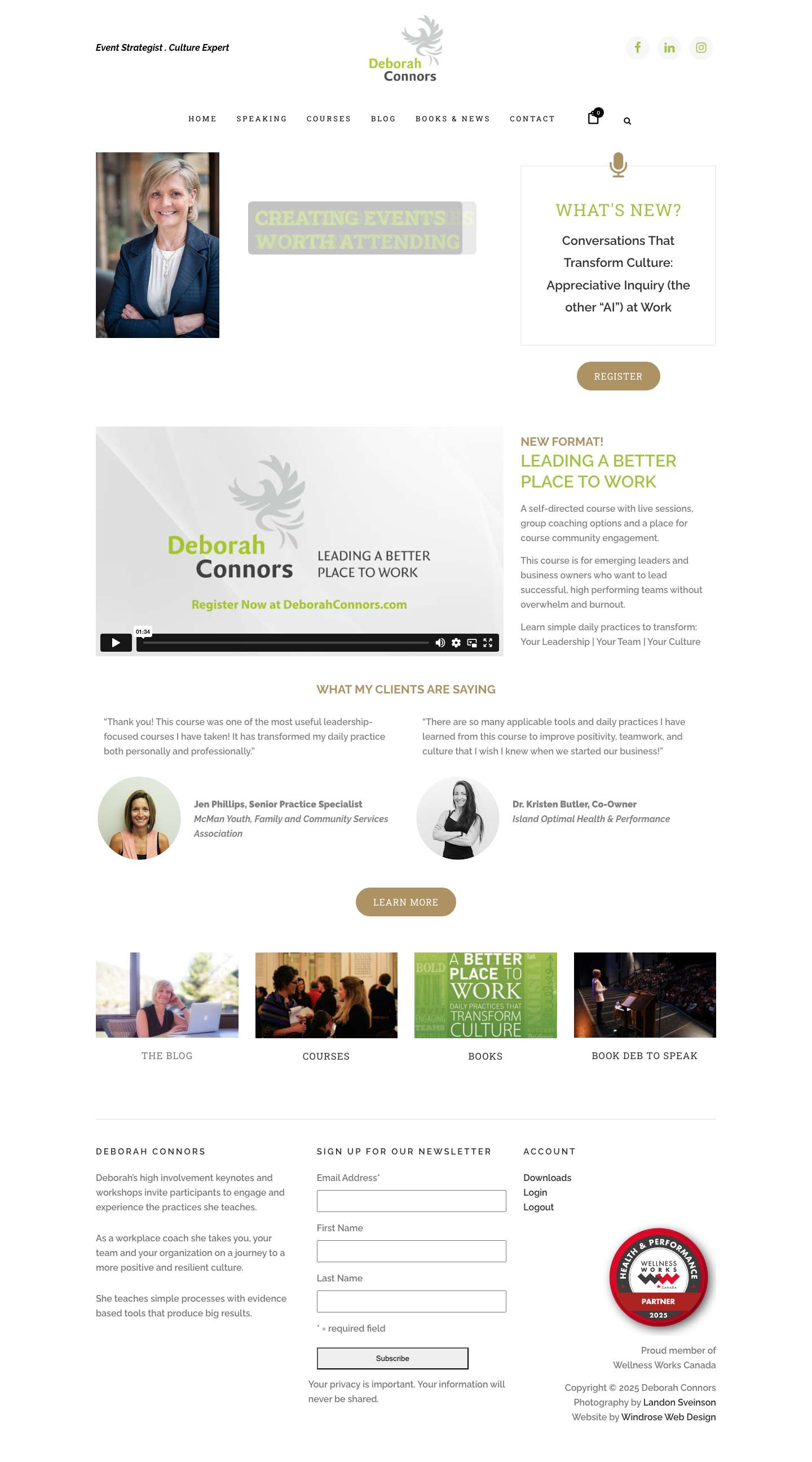 Deborah Connors | Transform Your Workplace - Full Screenshot