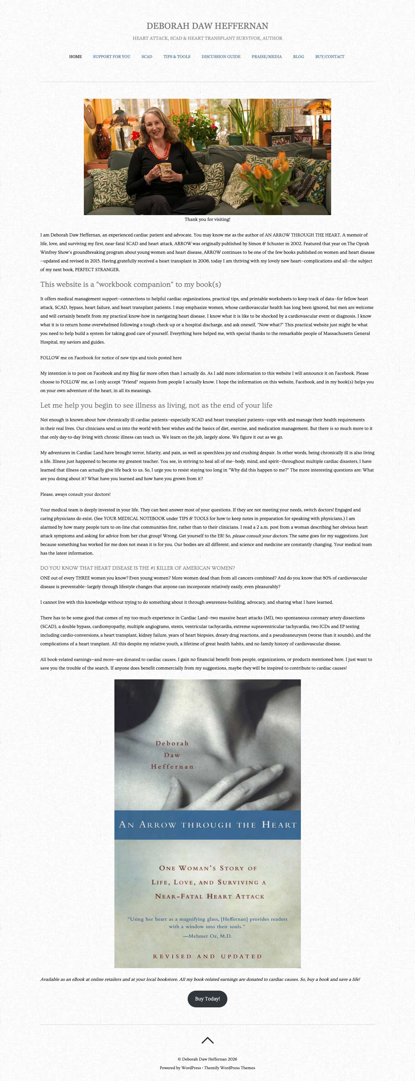 Deborah Daw Heffernan – ​HEART ATTACK, SCAD & HEART TRANSPLANT SURVIVOR, AUTHOR - Full Screenshot