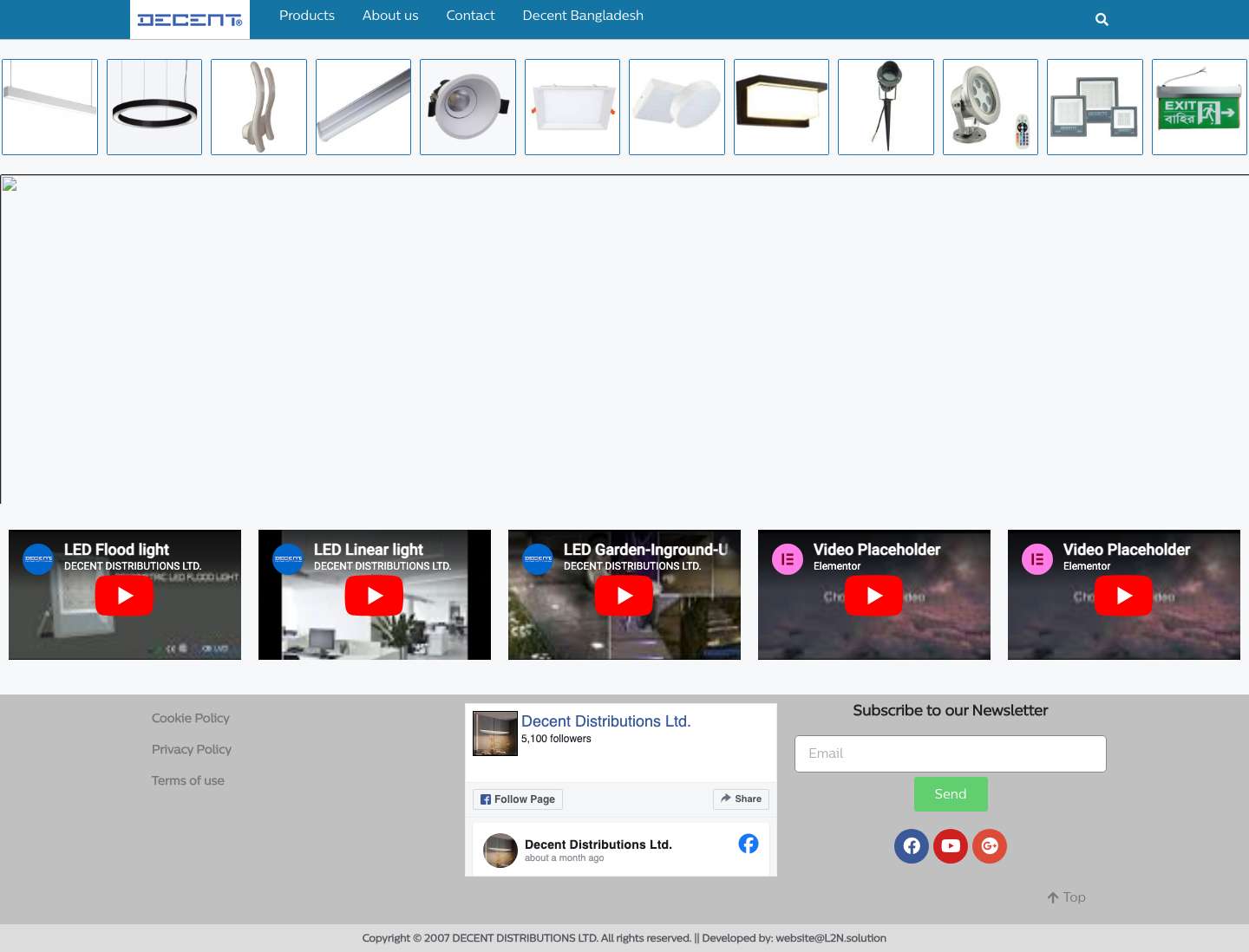Decent Distributions Ltd. – Ensuring safety & comfort with an aesthetic touch in your life. - Full Screenshot