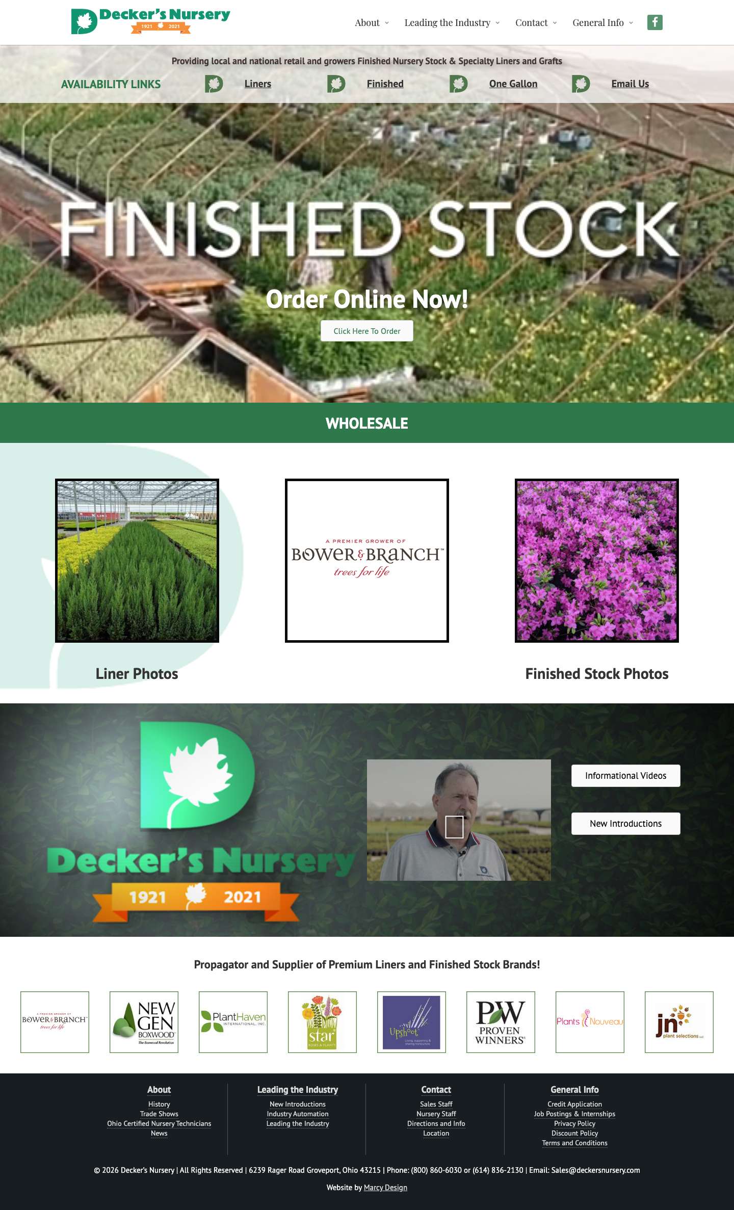 Deckers Nursery - Full Screenshot